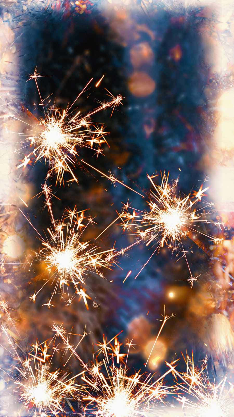 Vonkerwers Vuurwerk Agtergrond Muurpapier