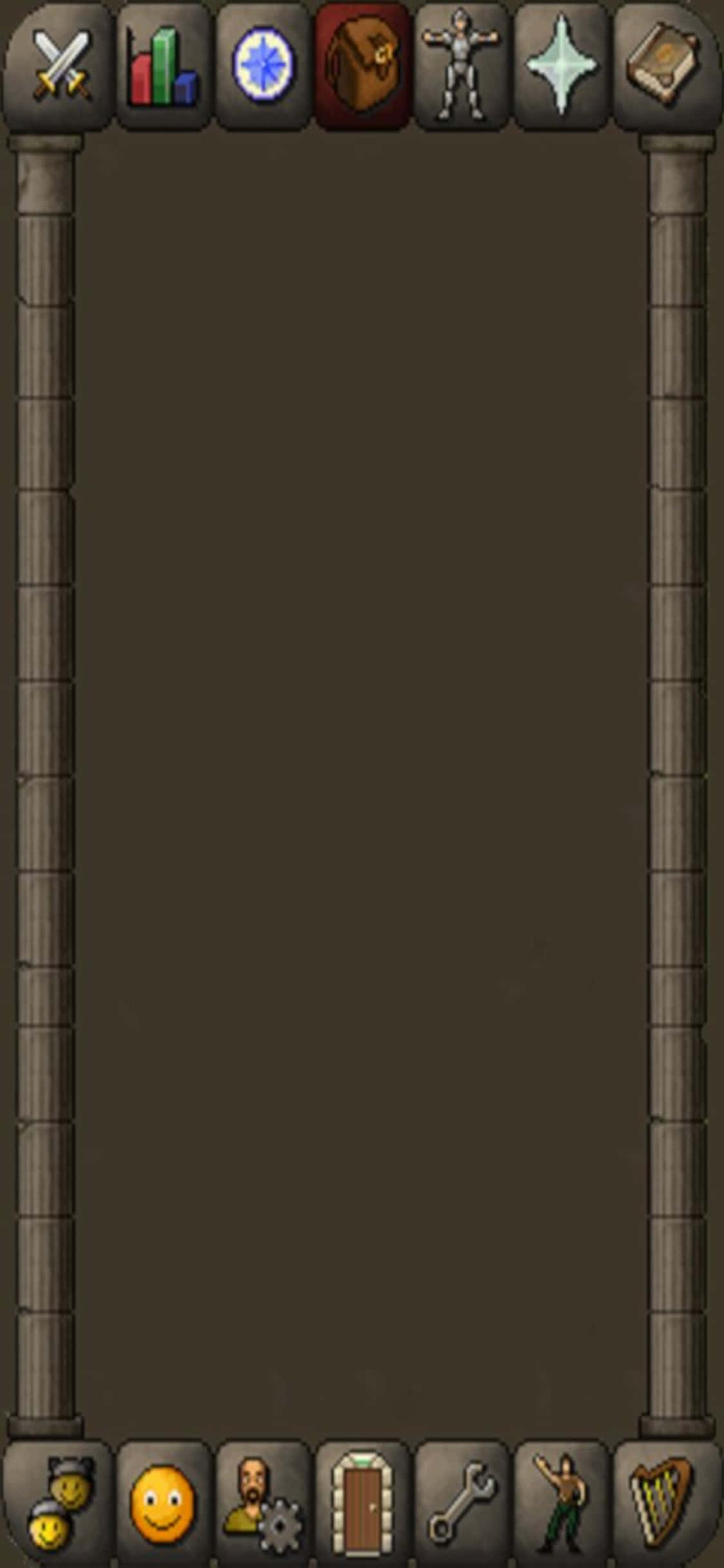 Voorraad In iPhone X Runescape Oldschool Agtergrond Muurpapier