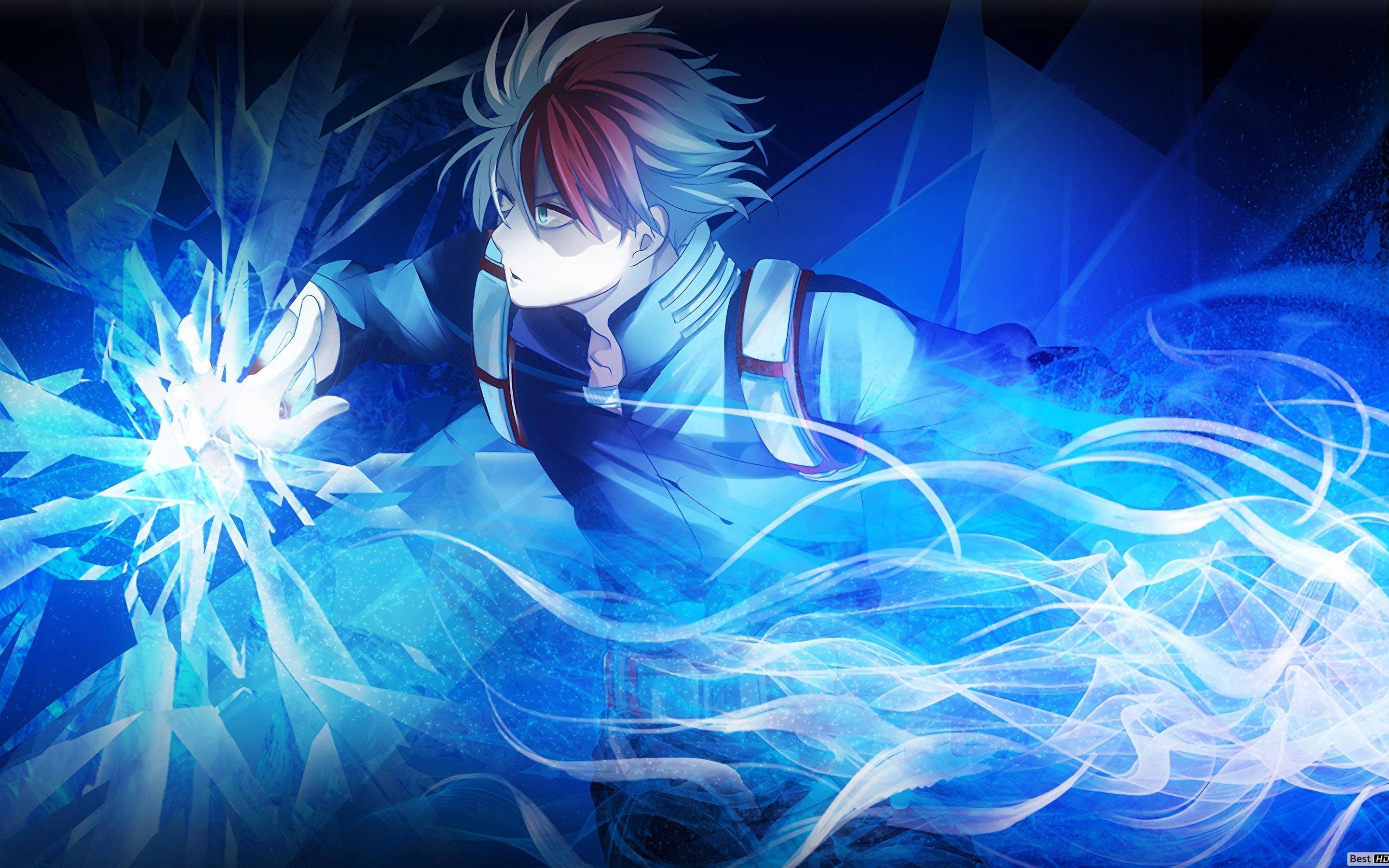 Vriesaanval van Oulike Todoroki Muurpapier