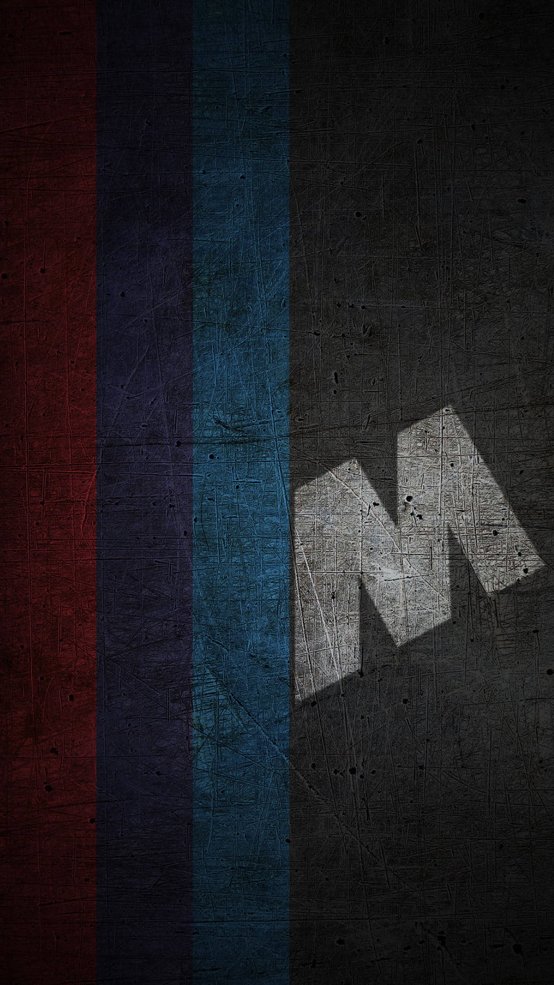Vuil BMW M-logo Muurpapier