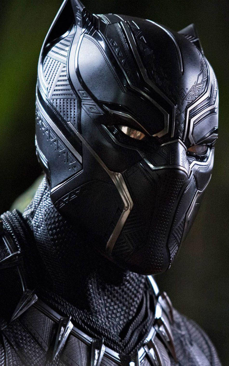 Vurige Oë - Dapperheid van die Black Panther Android Muurpapier