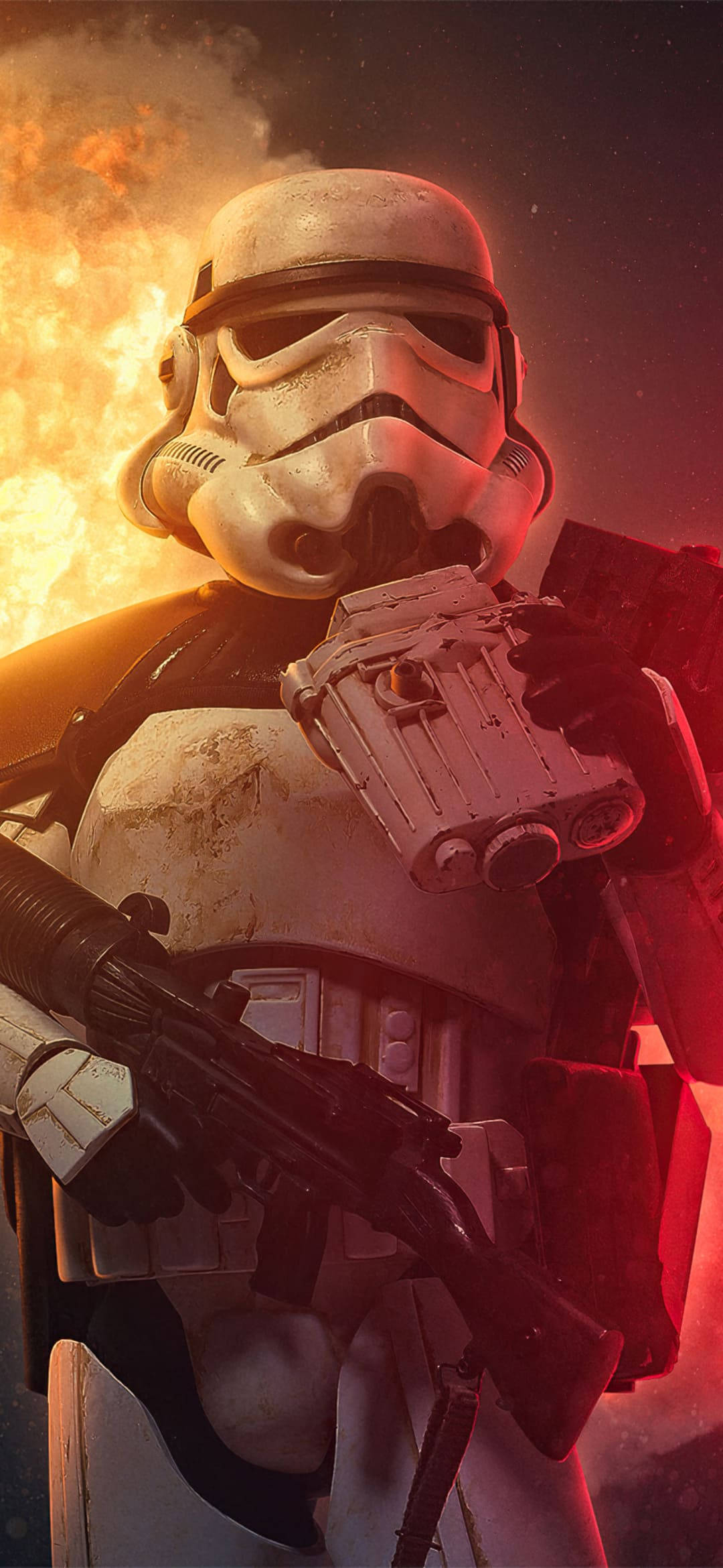 Vurige Star Wars iPhone 6 Plus Muurpapier