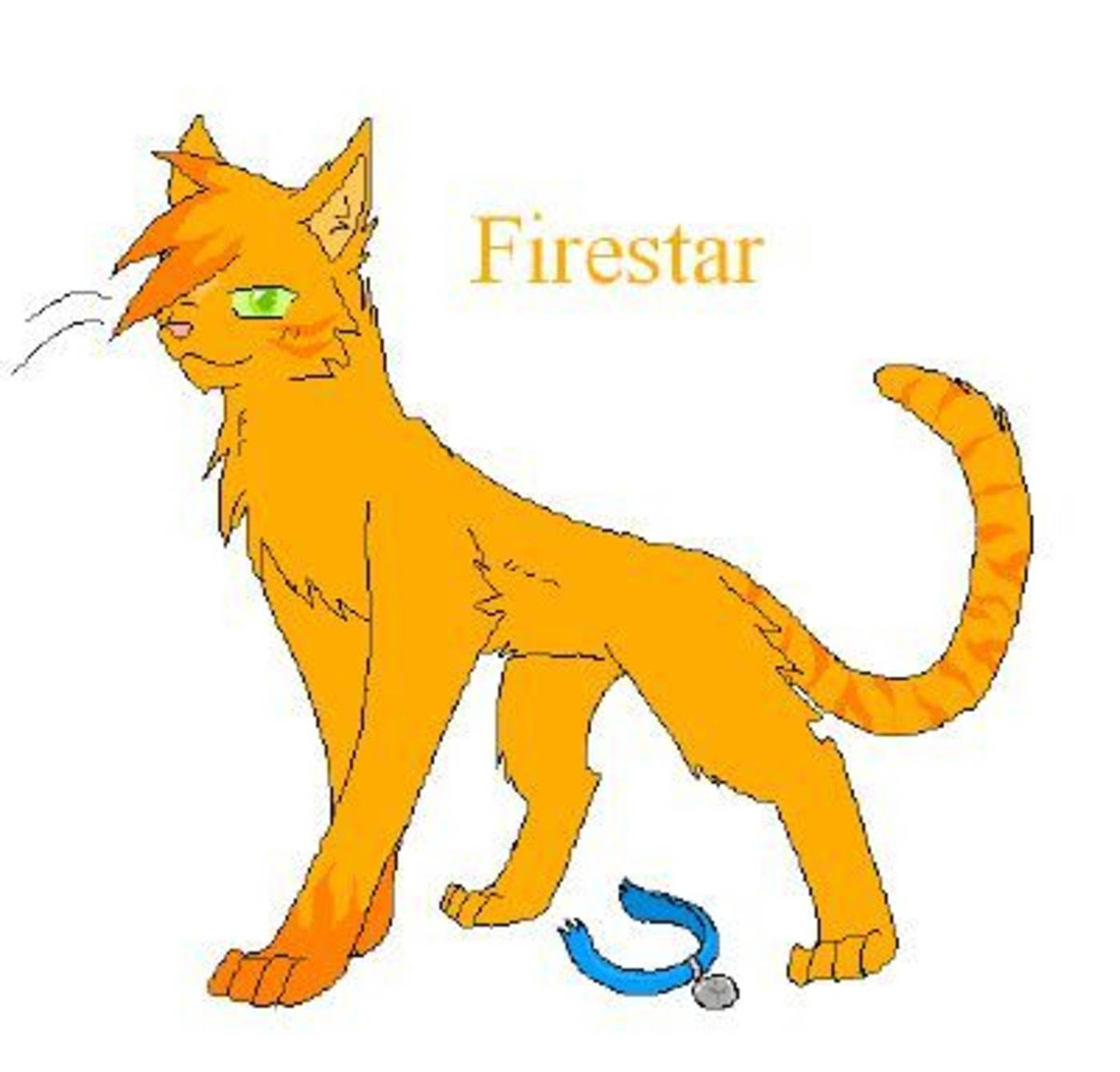 Vuurster van die Krygerkatte Muurpapier
