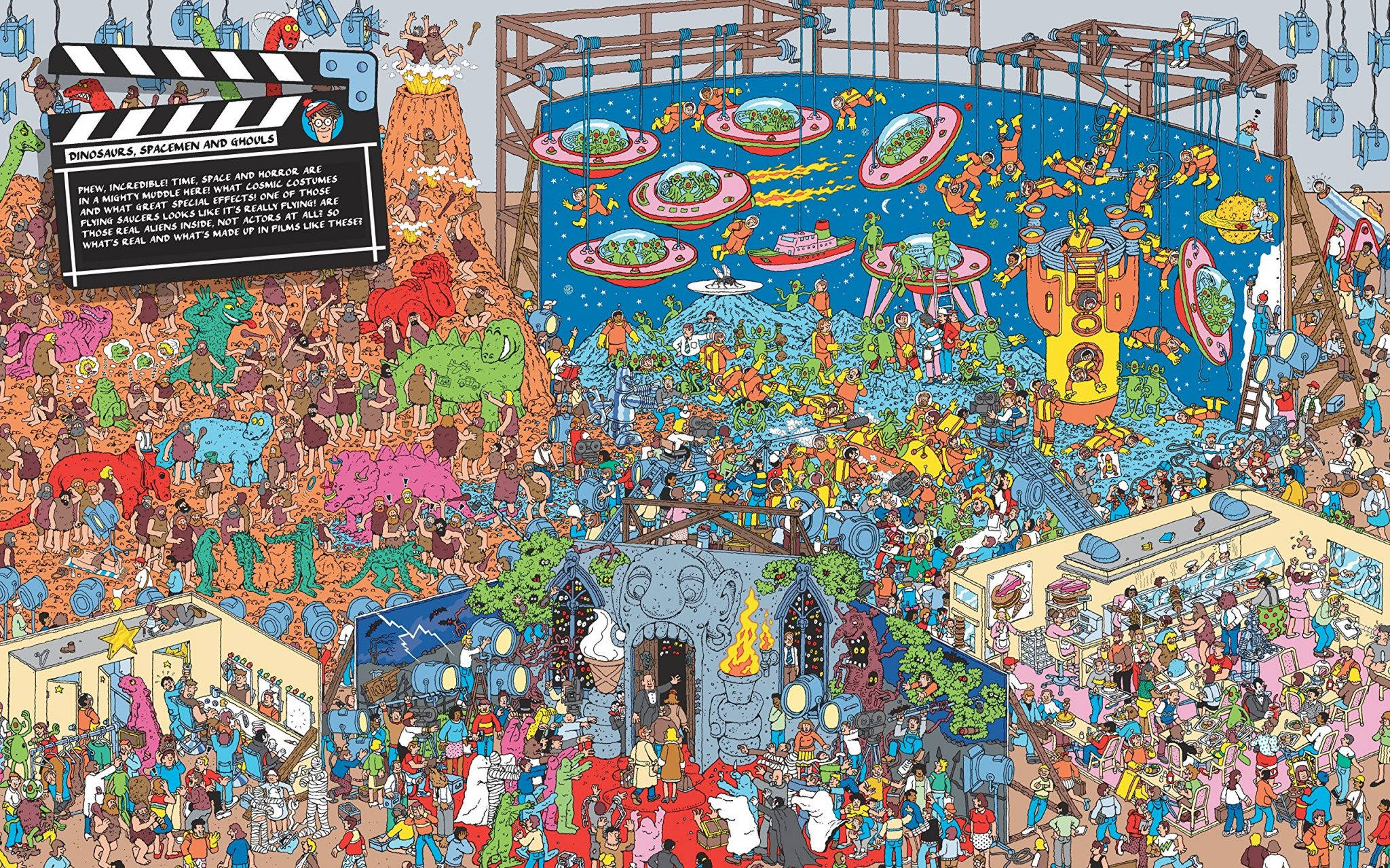 Waar's Waldo Dinosourusse, Ruimtevaarders en Spoke Muurpapier