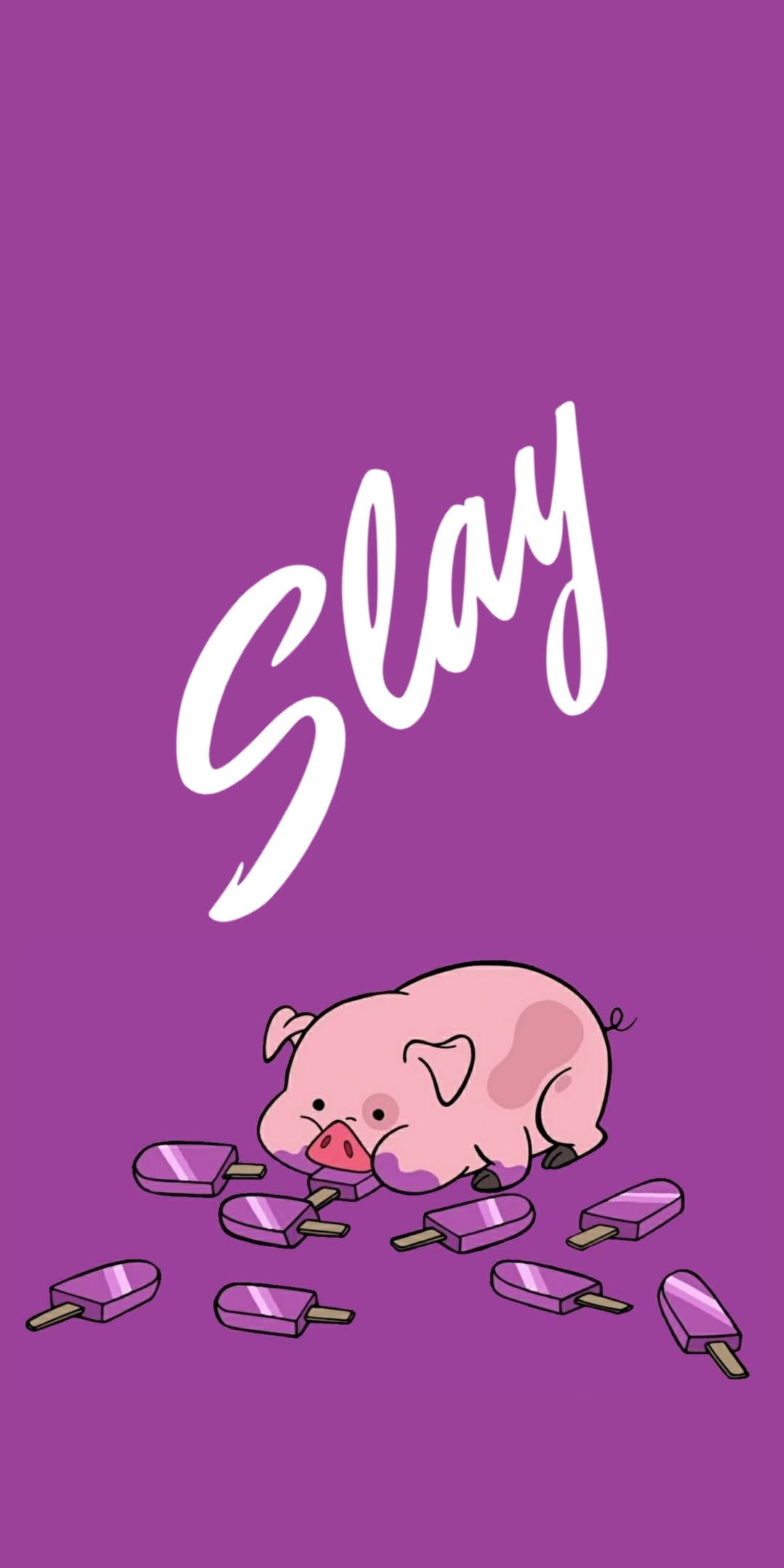 Waddles wat Roomys Eet Muurpapier