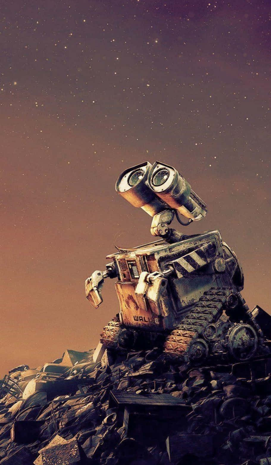Wall E iPhone Puinberg Muurpapier