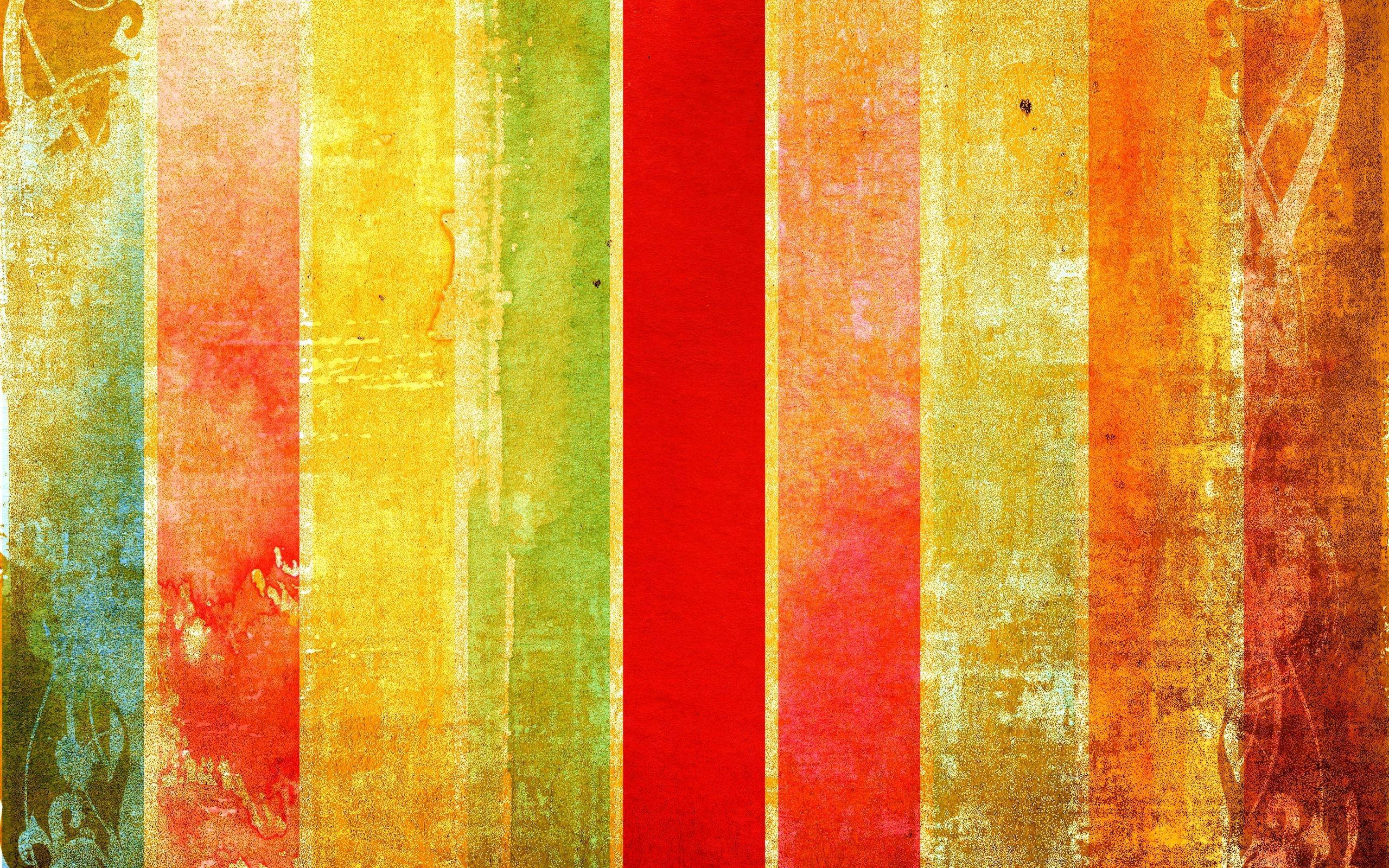 Warm Kleure Vertikaal Muurpapier