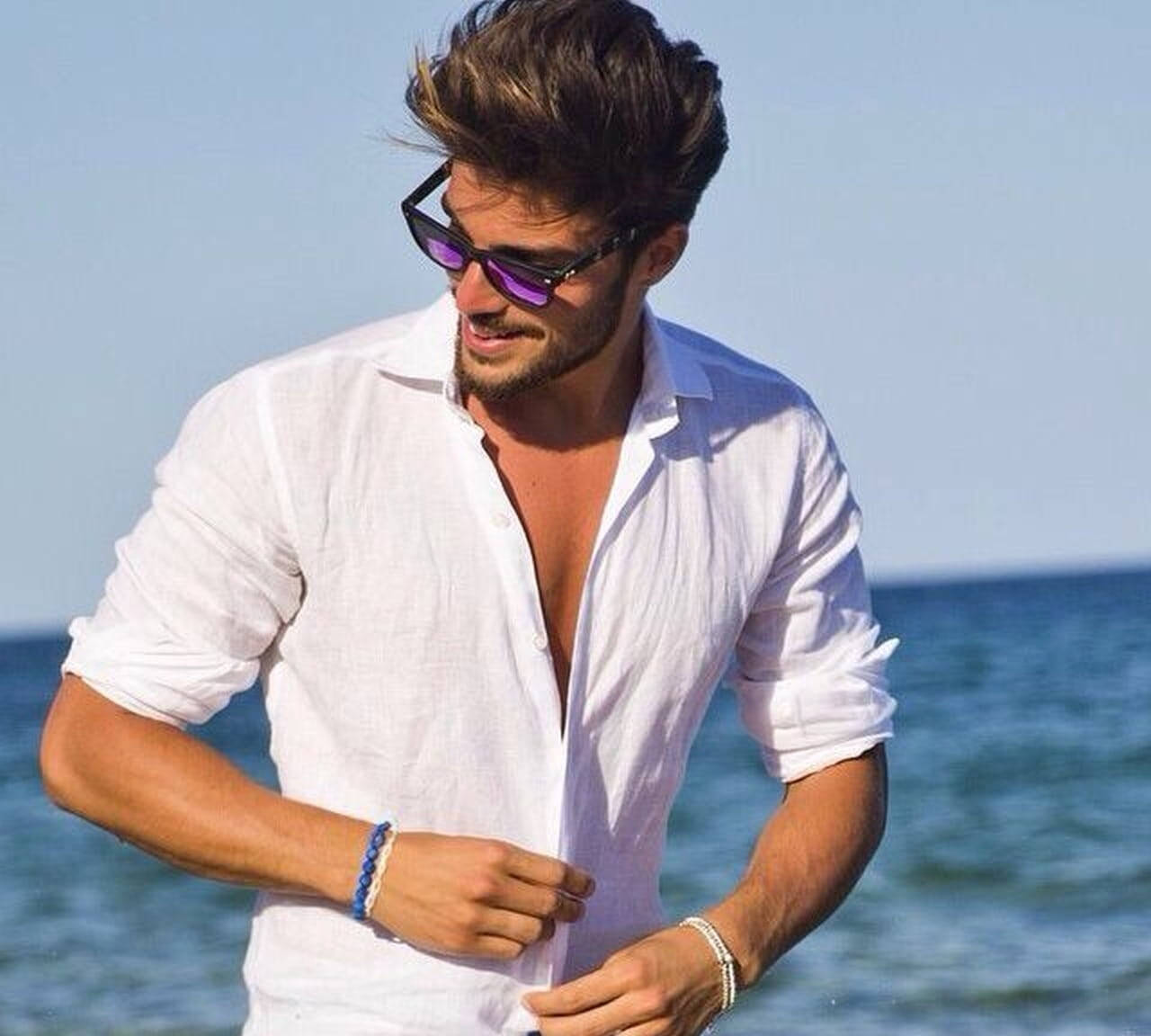 Warm Seun op die Strand Muurpapier