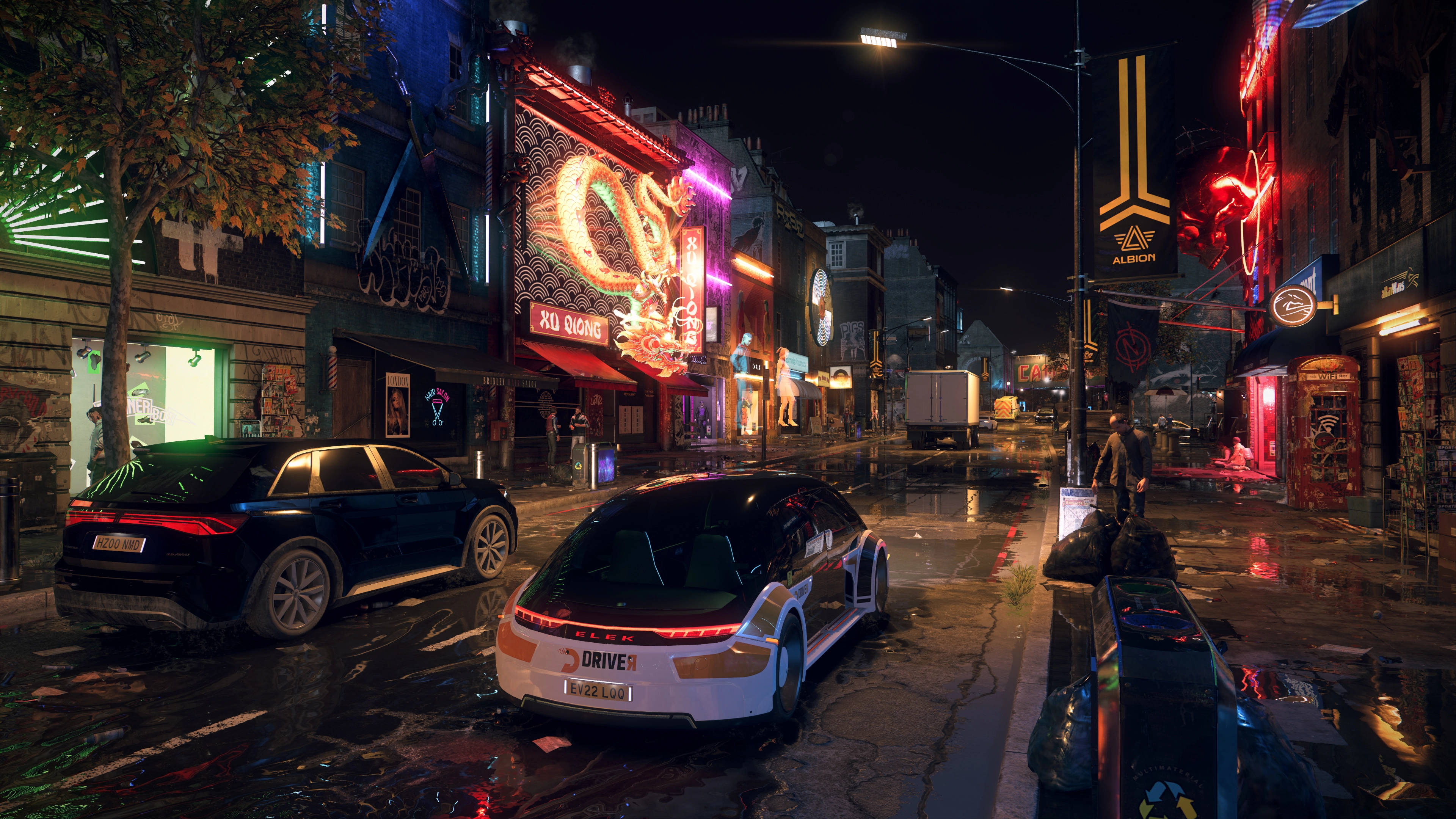 Watch Dogs Pad 8K Speletjie Muurpapier
