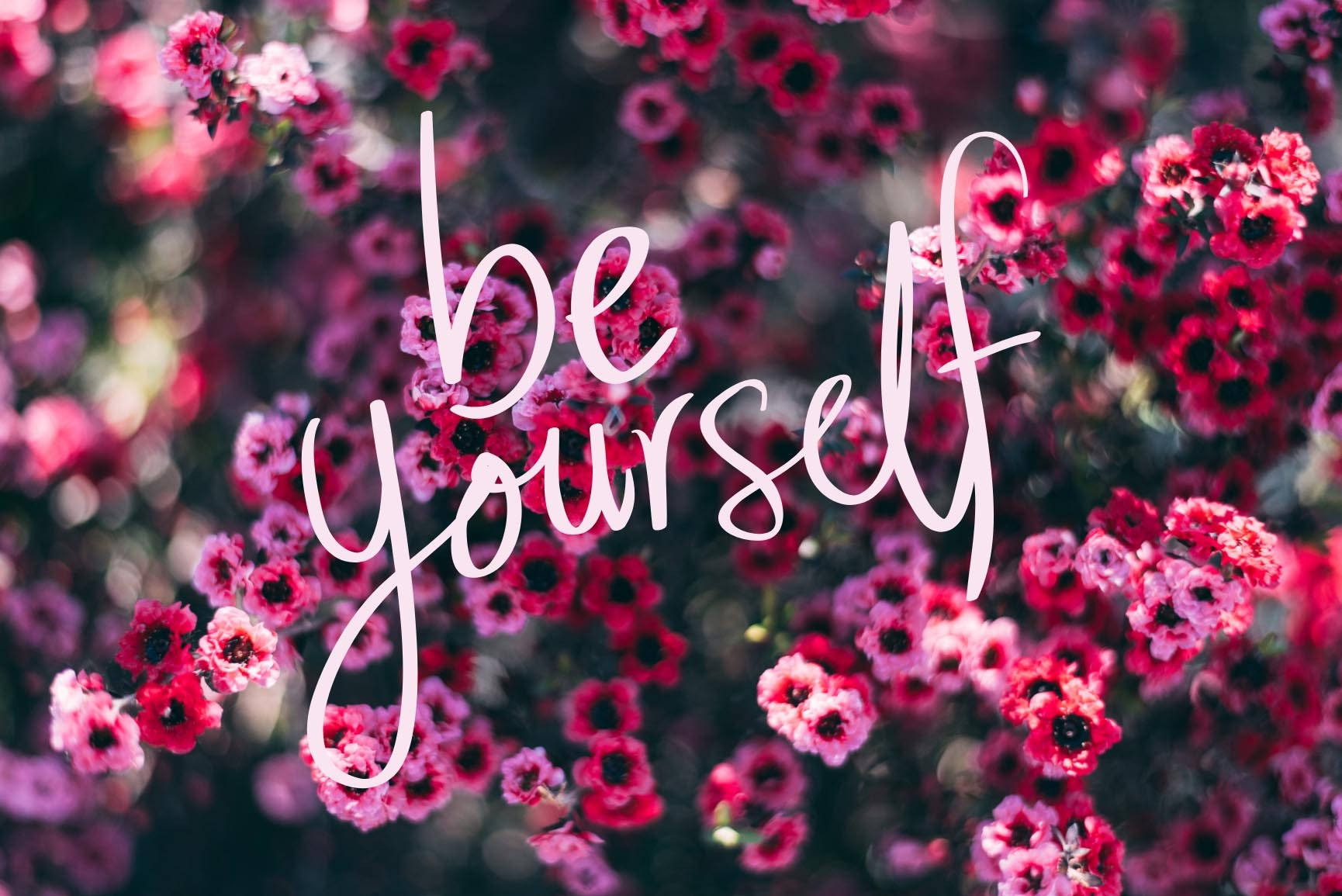 Wees Jouself Oulike Positiewe Aanhalings Muurpapier