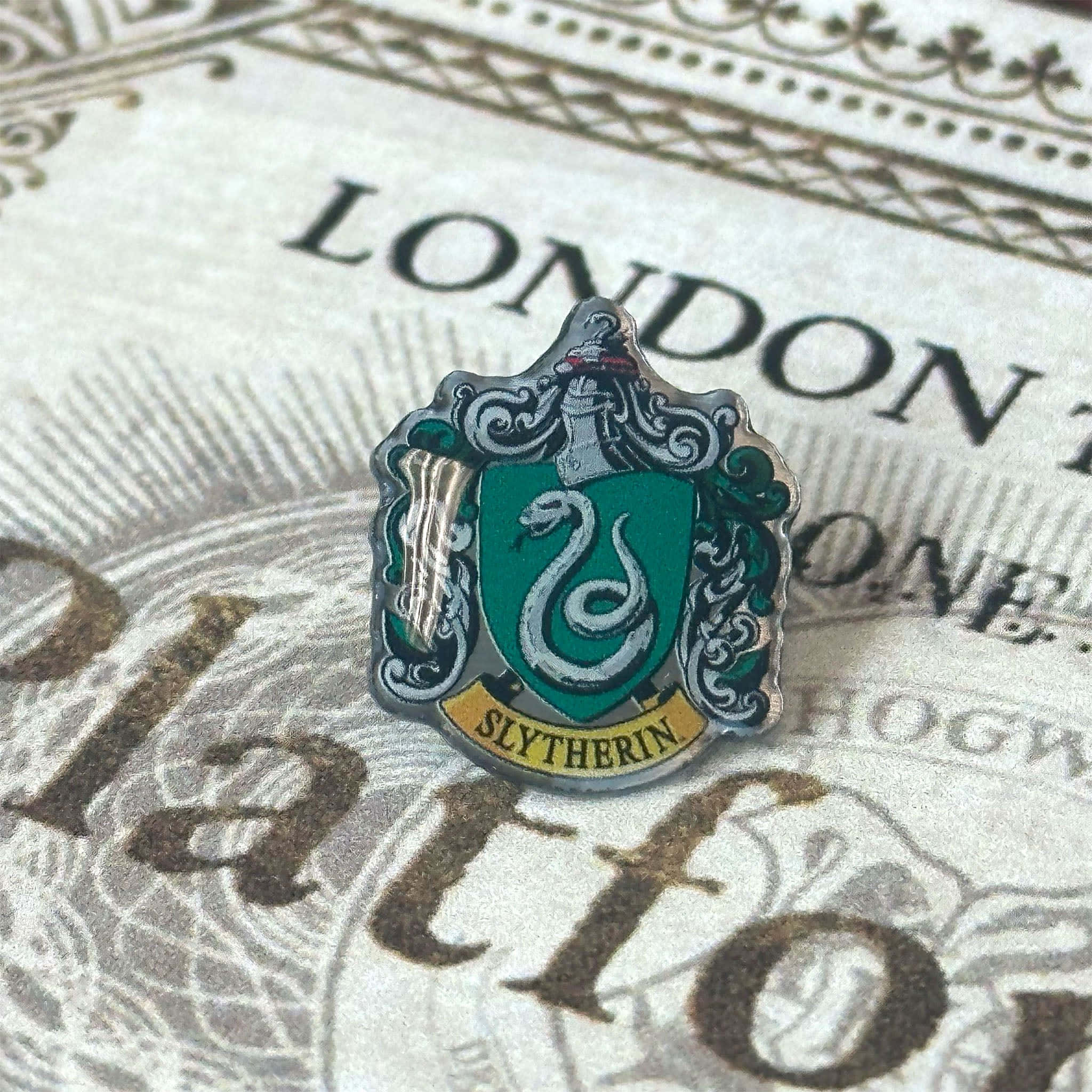Wees trots op jou innerlike Slytherin! Muurpapier
