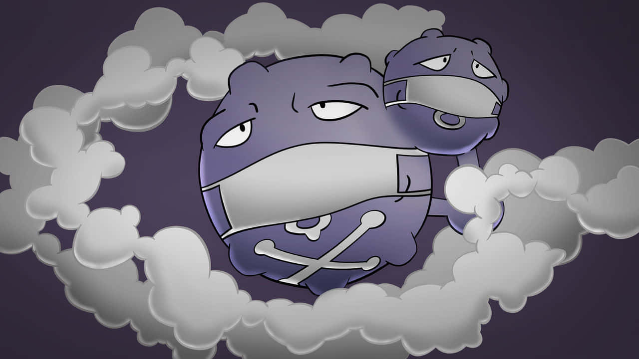 Weezing wat Gesigmaskers Dra Muurpapier