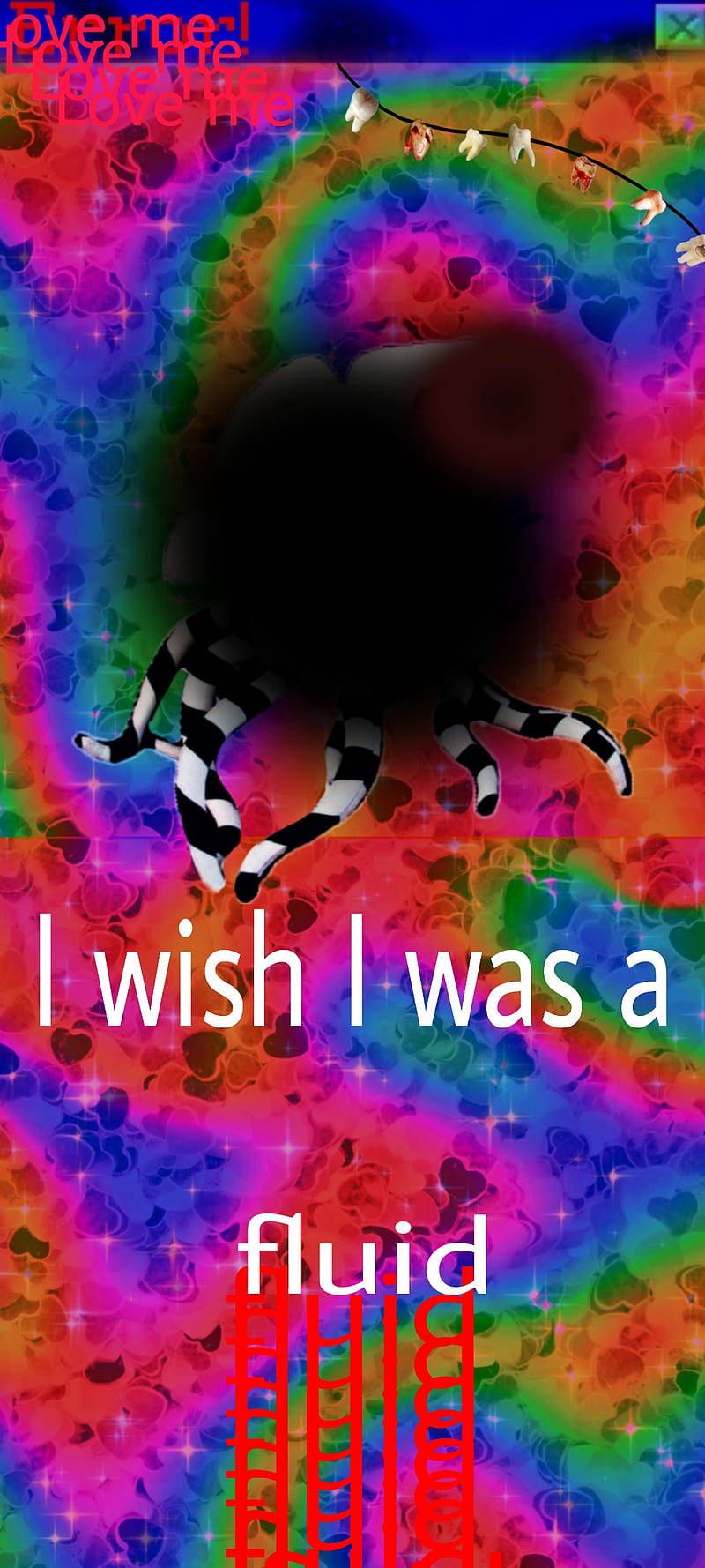 Weirdcore Trippy Aanhaling Muurpapier