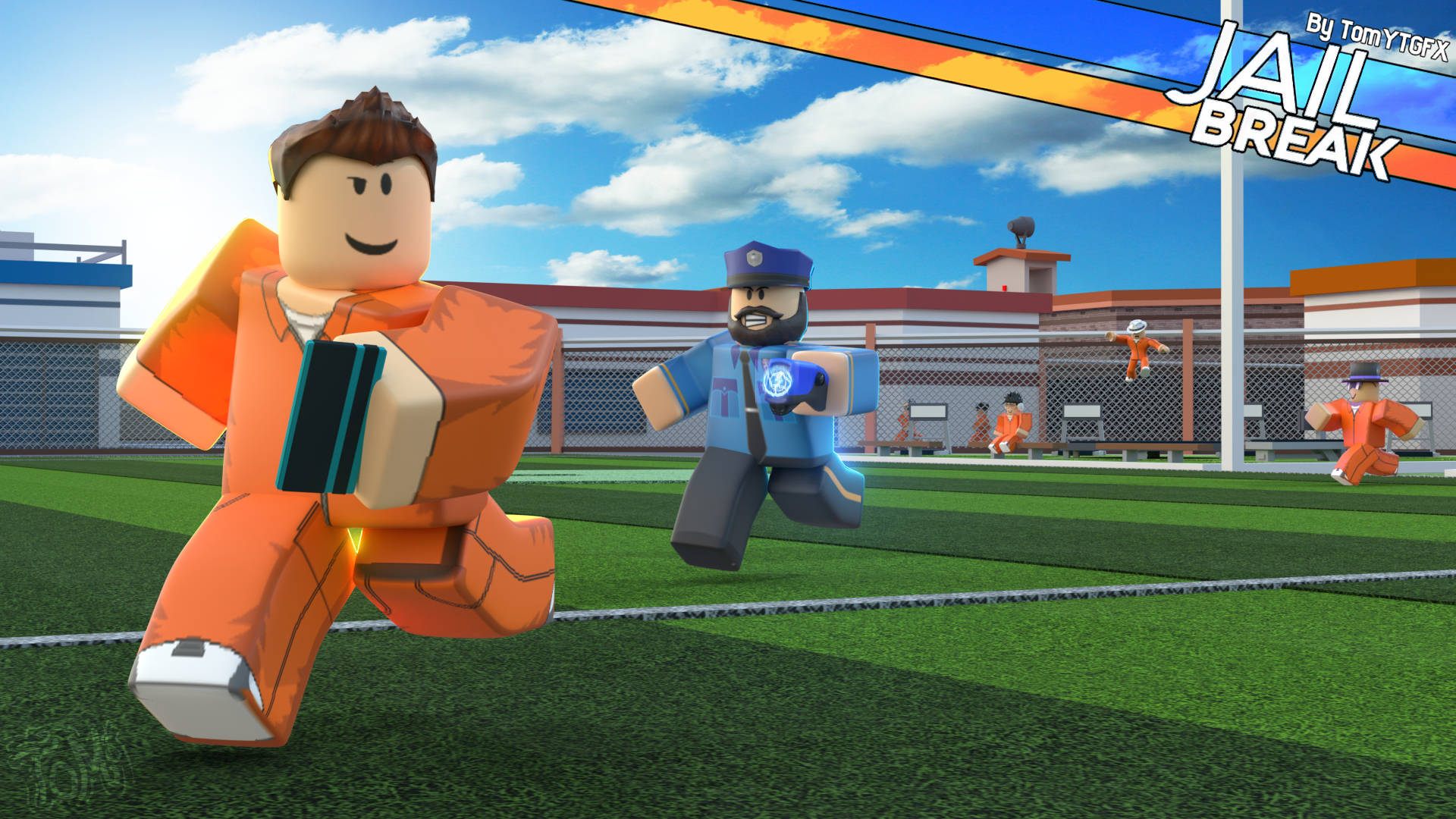 Welkom by die opwindende wêreld van Jailbreak op Roblox! Muurpapier