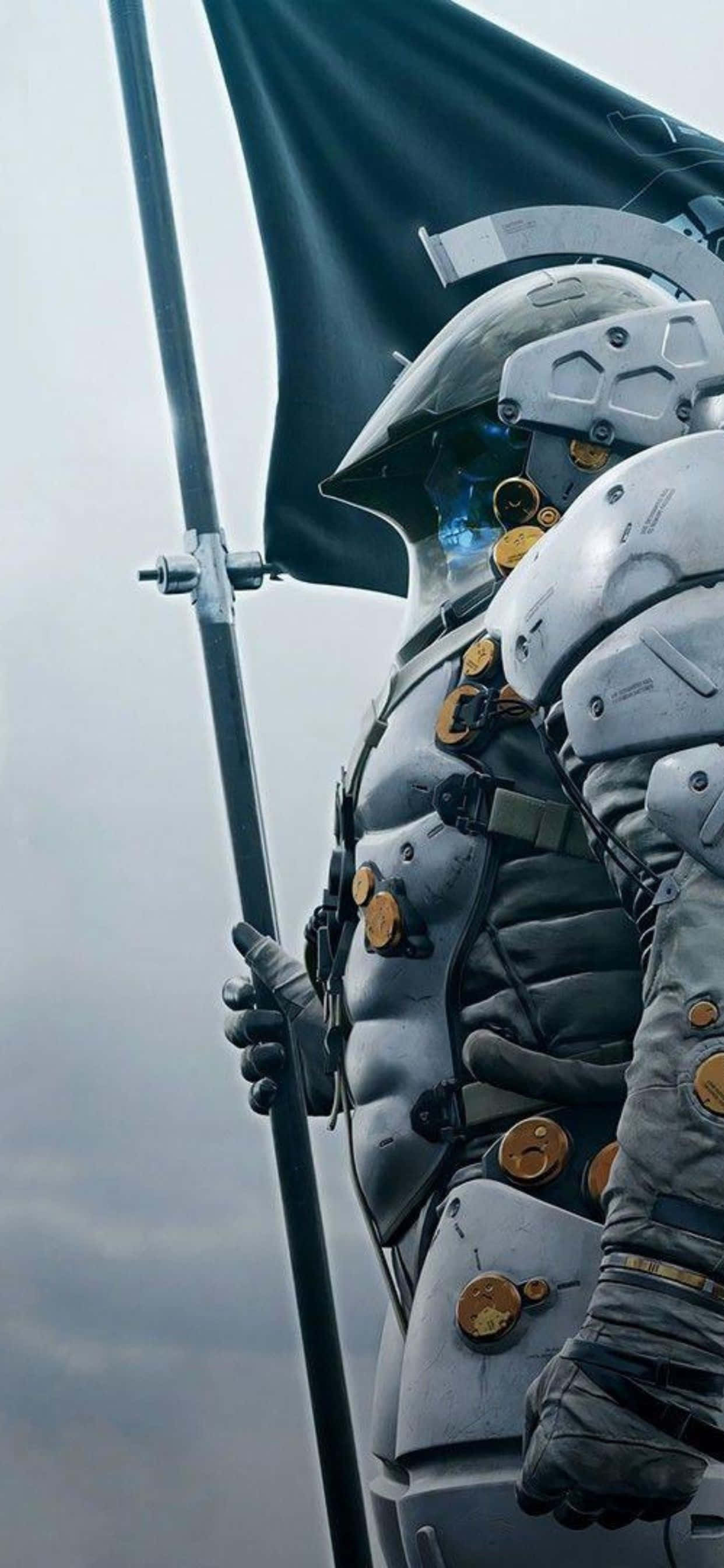 Welkom by die wêreld van Death Stranding op die iPhone Xs Max Muurpapier