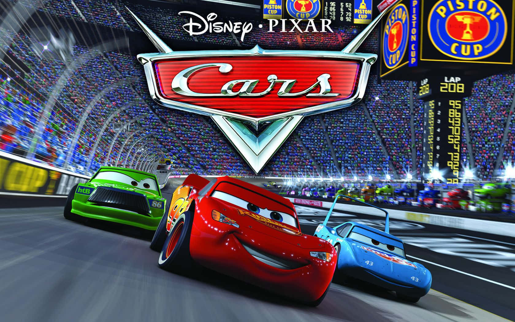 Welkom by Radiator Springs - die Tuiste van Lightning McQueen! Muurpapier