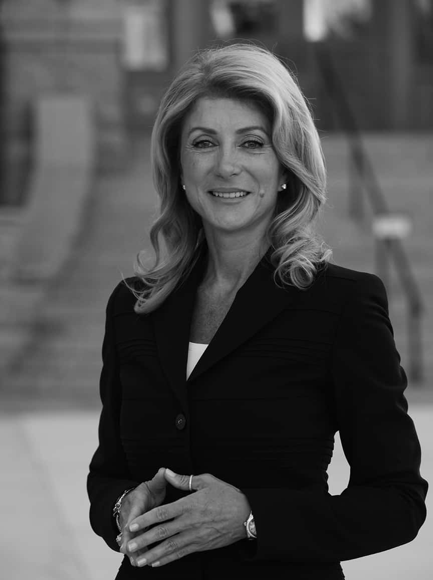 Wendy Davis in Swart en Wit Beeld Muurpapier