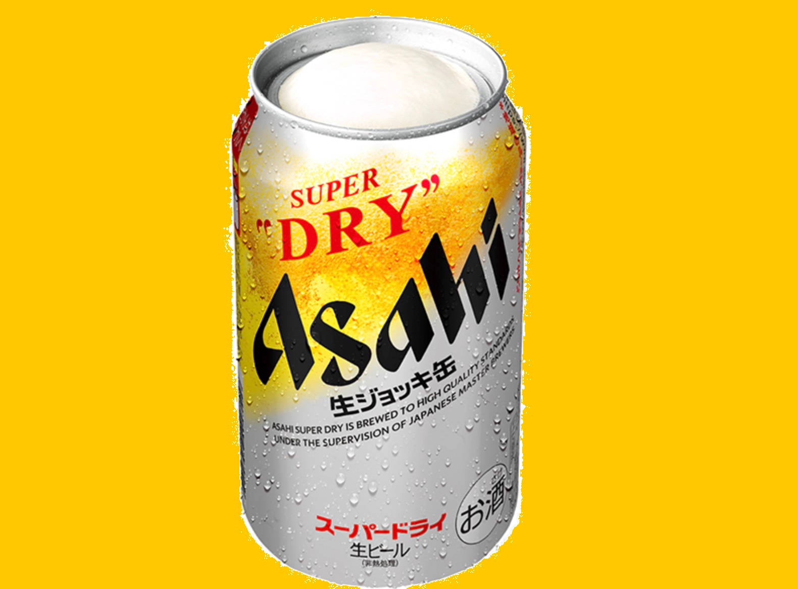 Wêreldster Wenner Asahi Super Dry Muurpapier