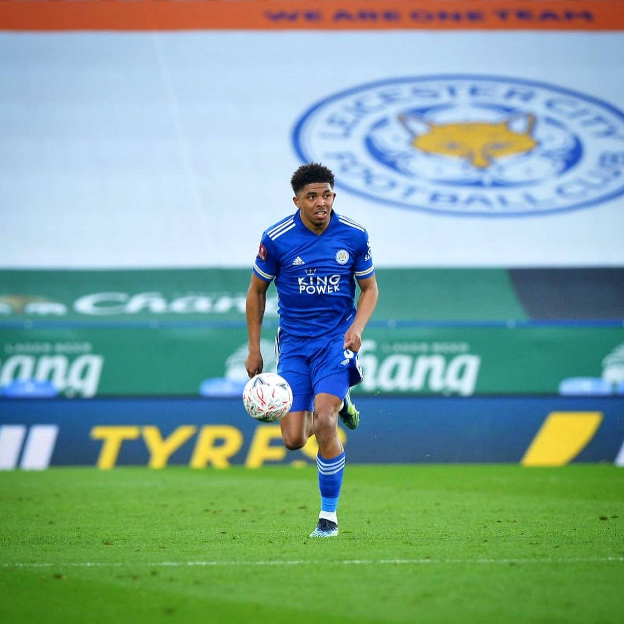 Wesley Fofana Leicester Oefenbalsessie Muurpapier