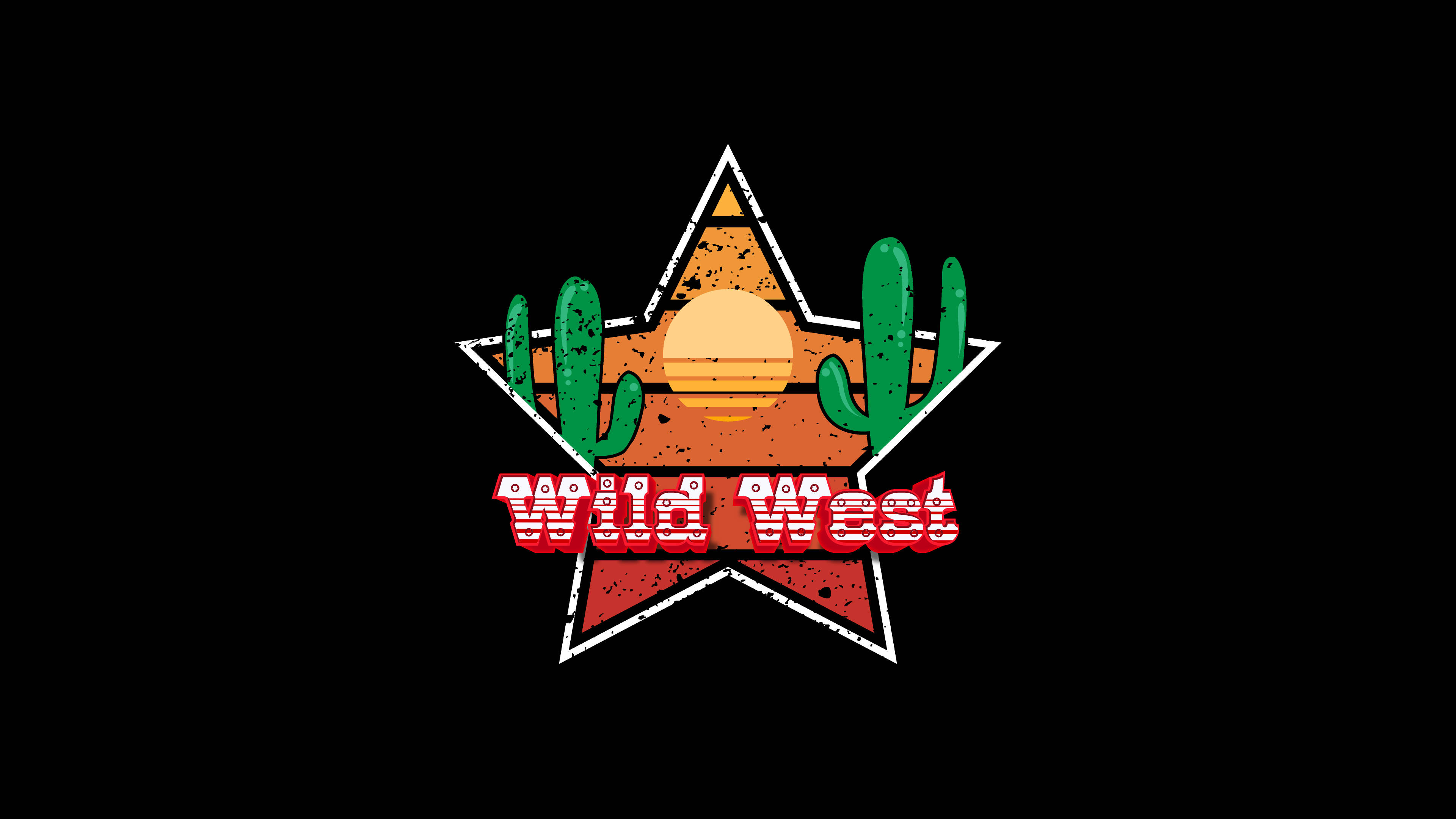 Westerse Ster-estetika Muurpapier