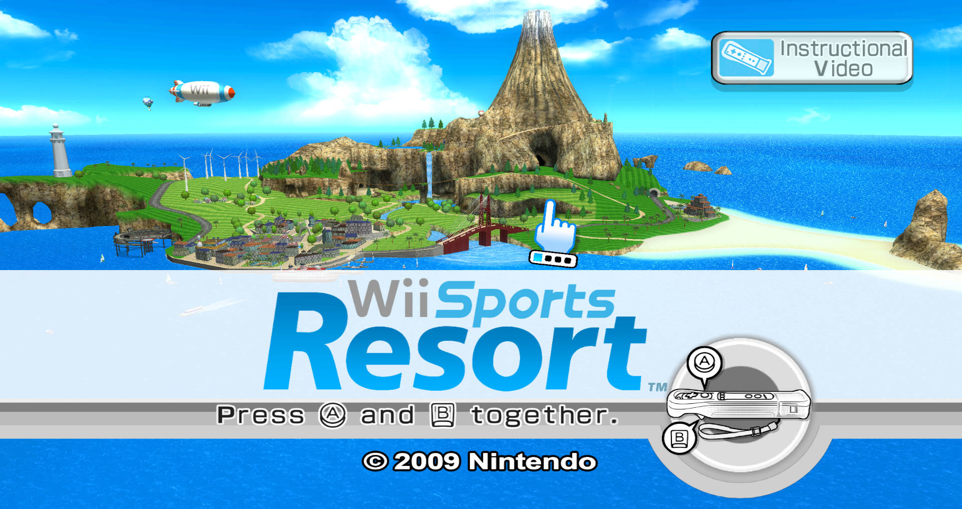 Wii Sports Resort Speletjie-inleiding Muurpapier