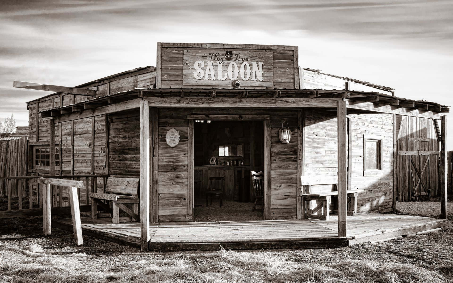 Wilde Weste Saloon Muurpapier