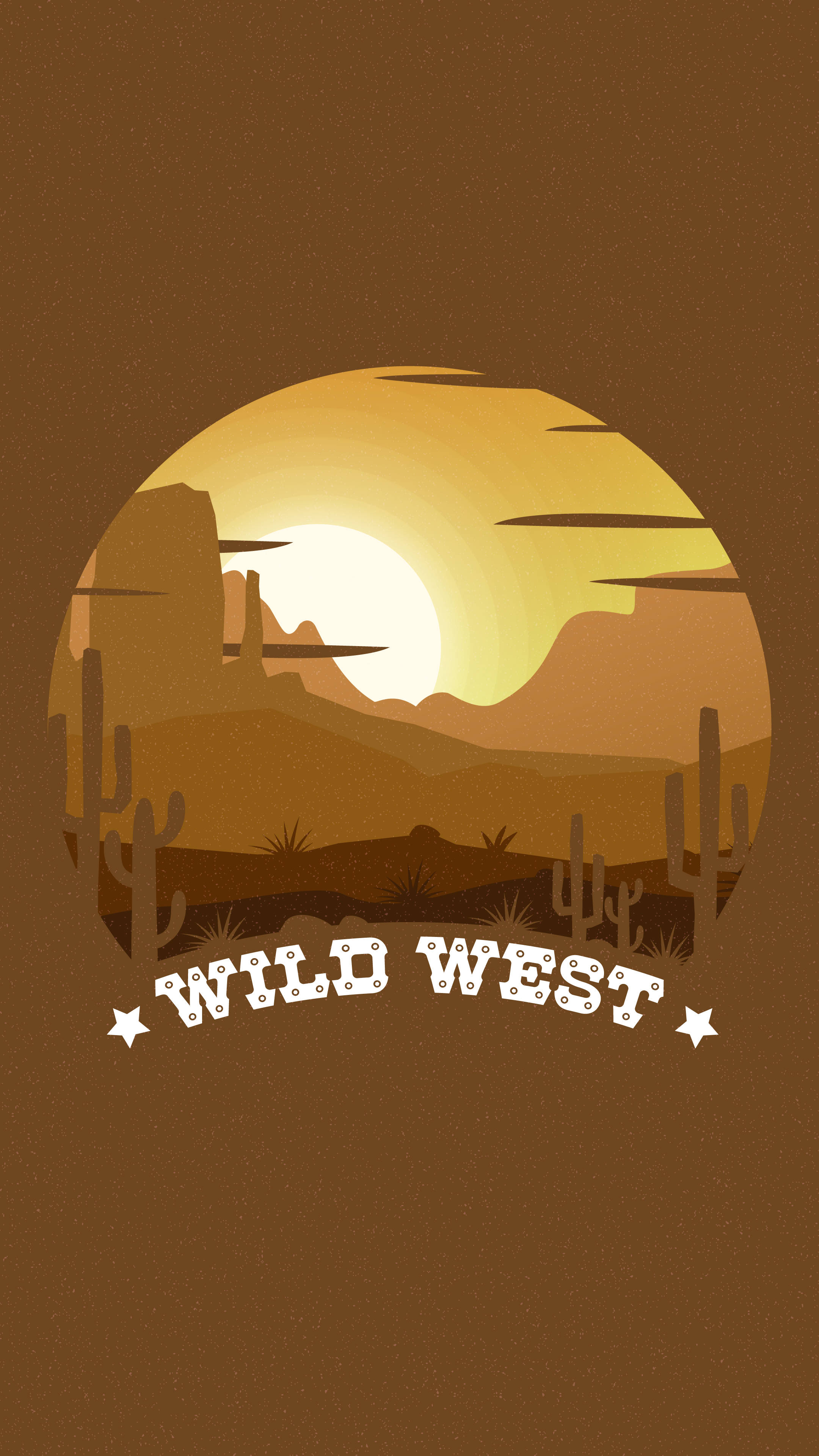 Wilde Westerse Estetika Muurpapier