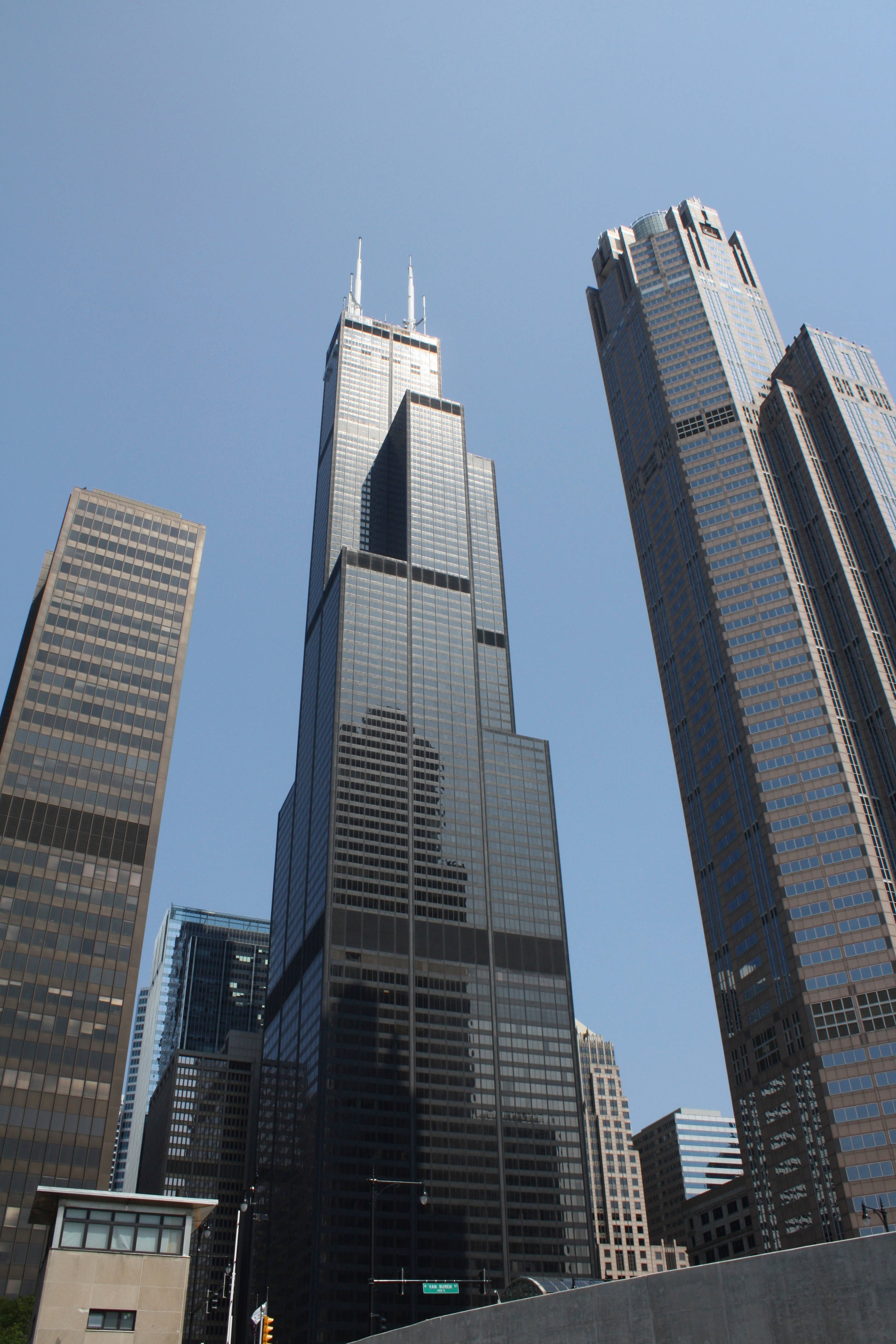 Willis Tower 108-verdieping Wolkrabber Chicago Muurpapier