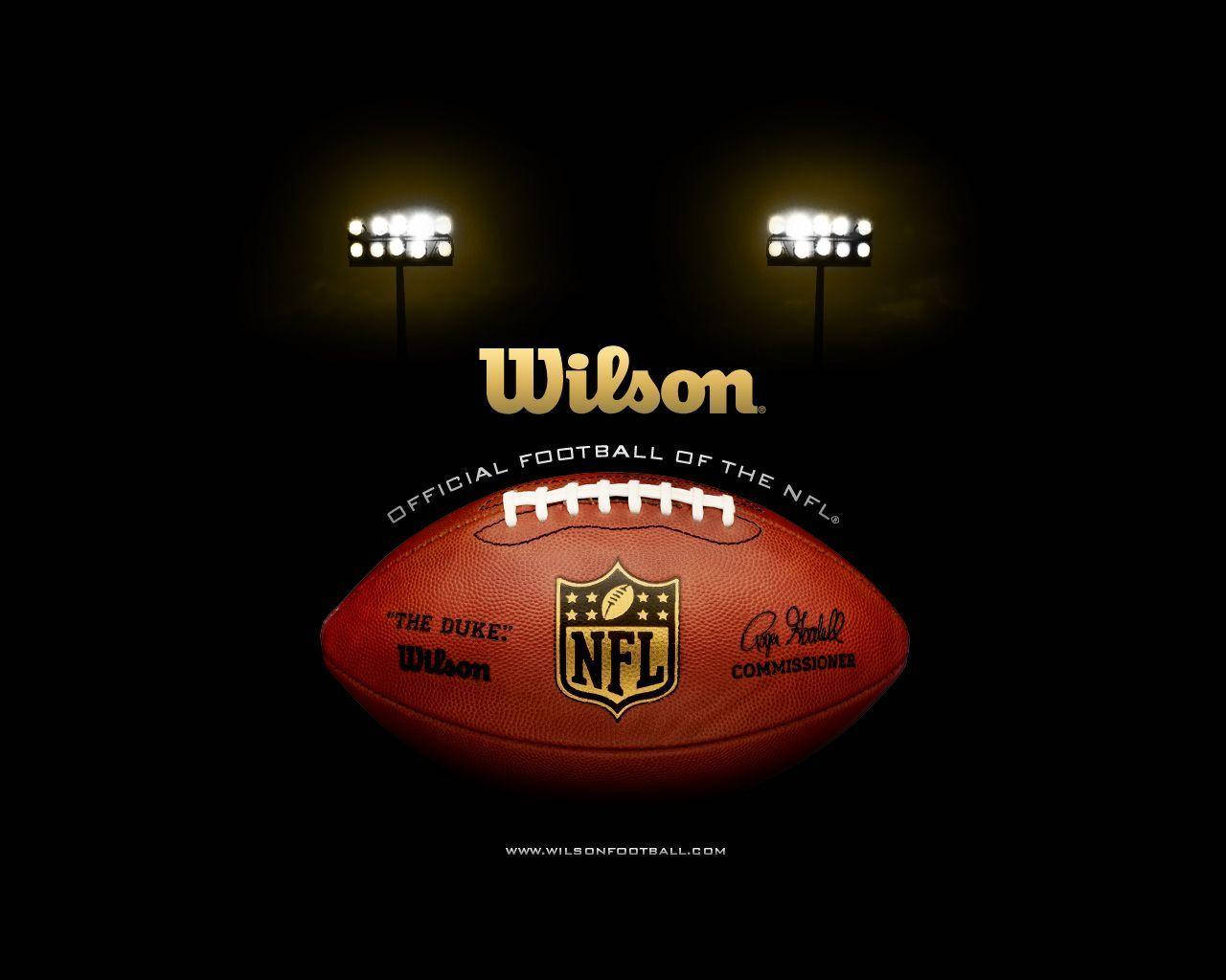 Wilson Die Amptelike NFL Sokkiebal Muurpapier