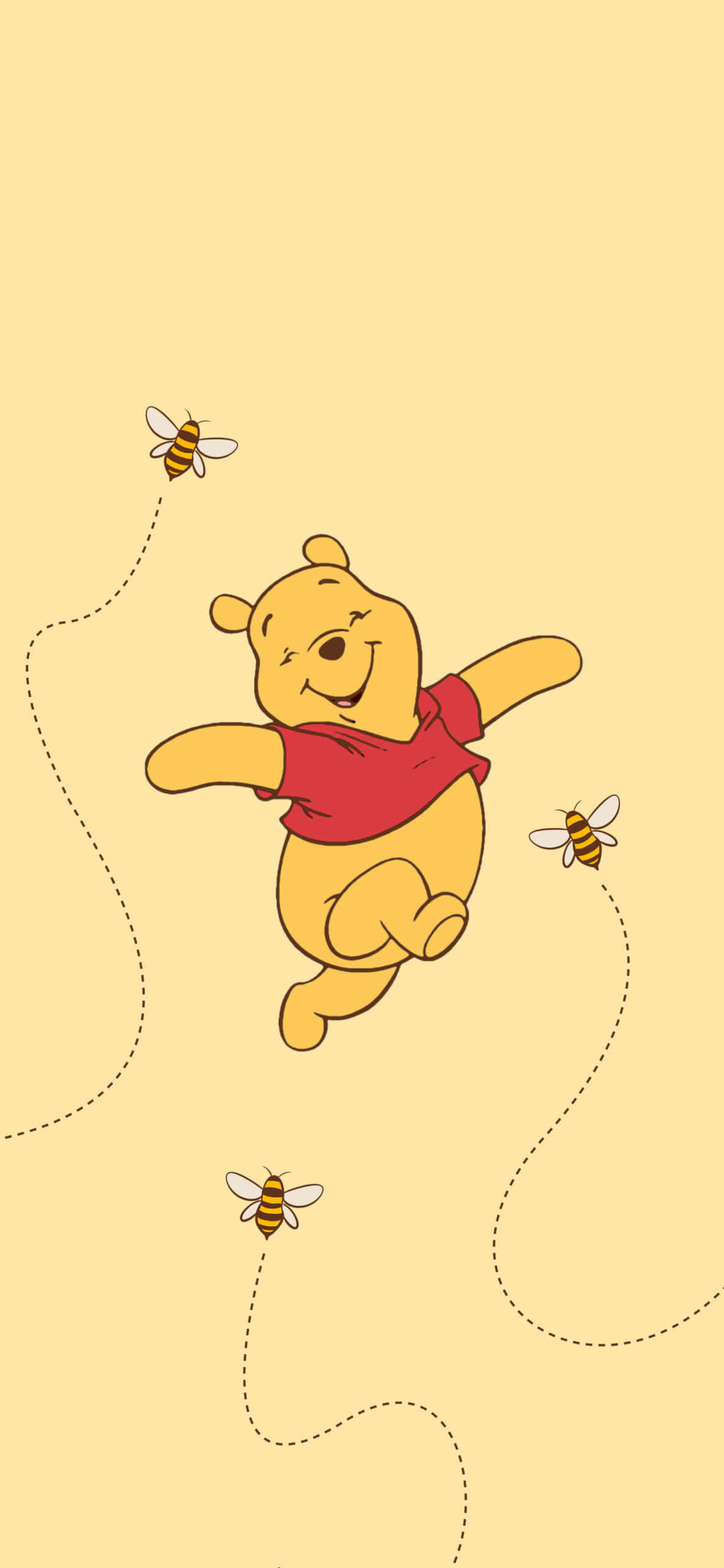 Winnie the Pooh en Vriende in 'n Betowerende Bos Muurpapier