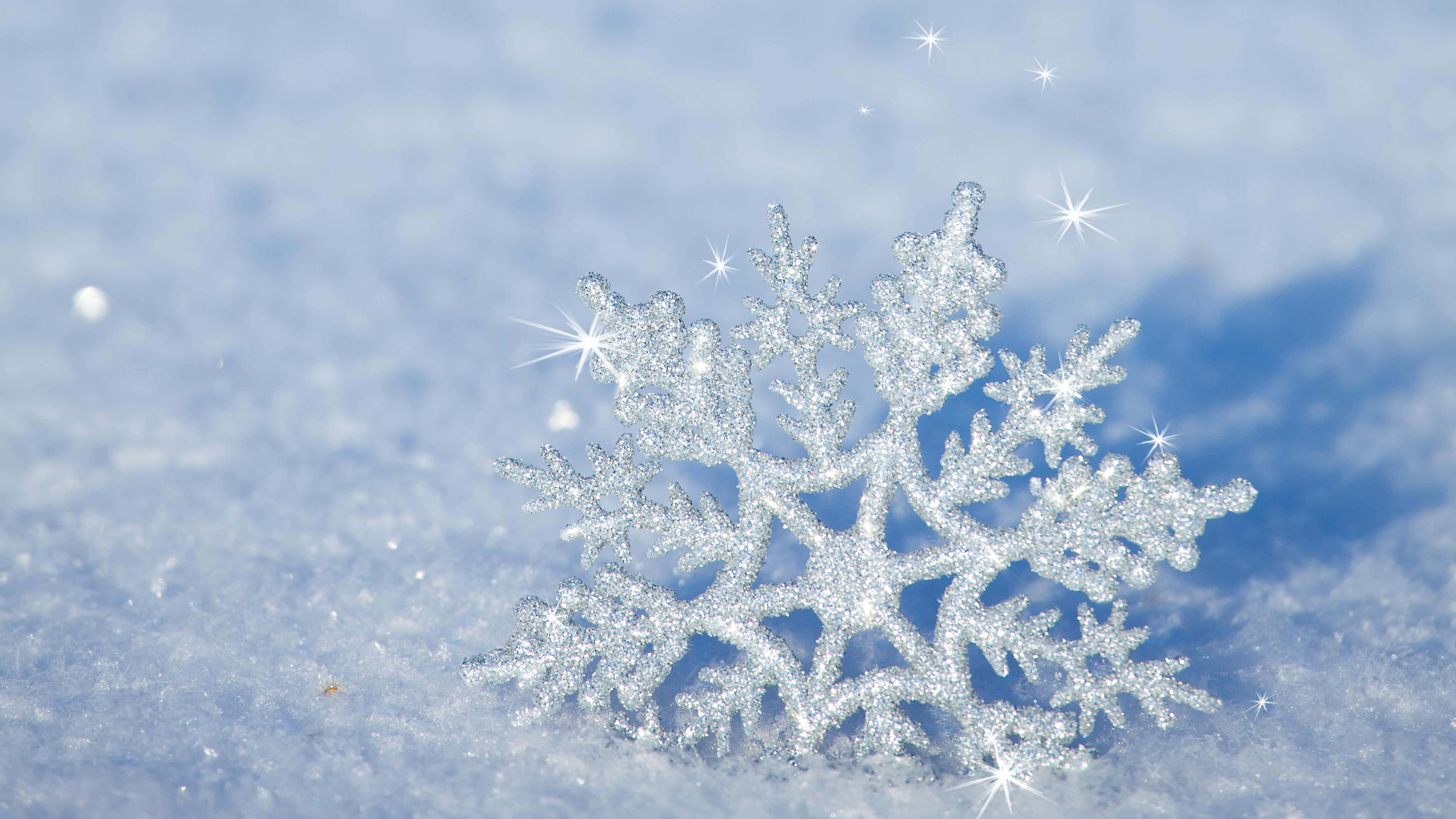 Winter Agtergrond Muurpapier