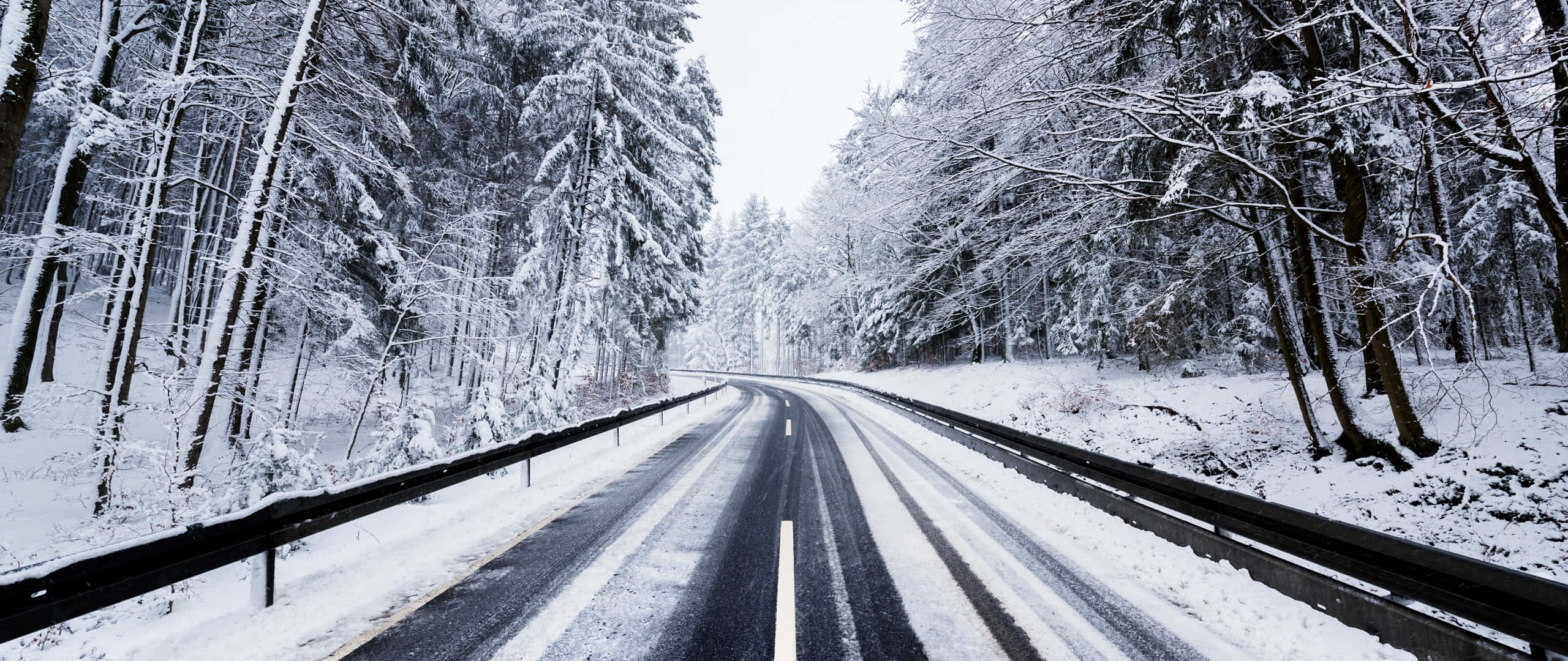 Winter Agtergrond Muurpapier