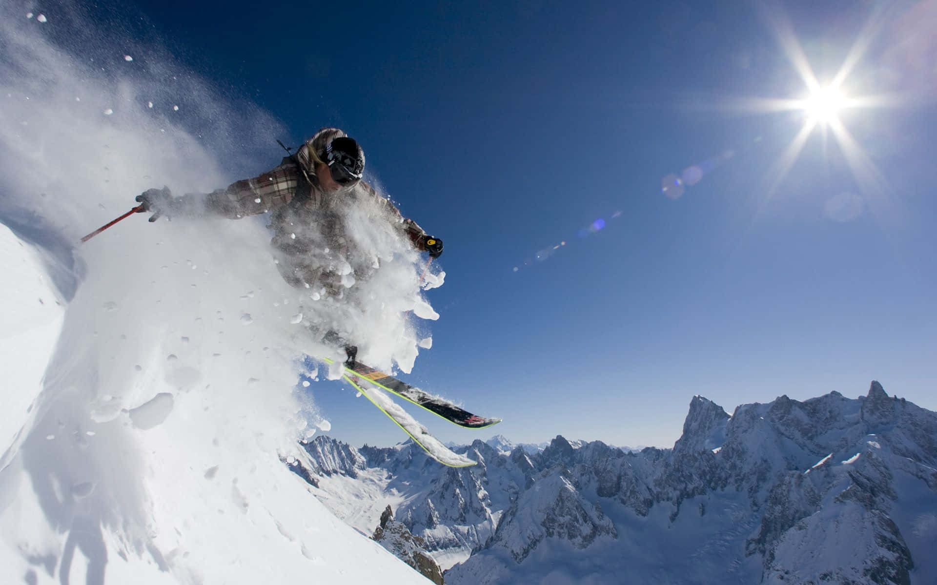 Winterwonderland van Sport Muurpapier