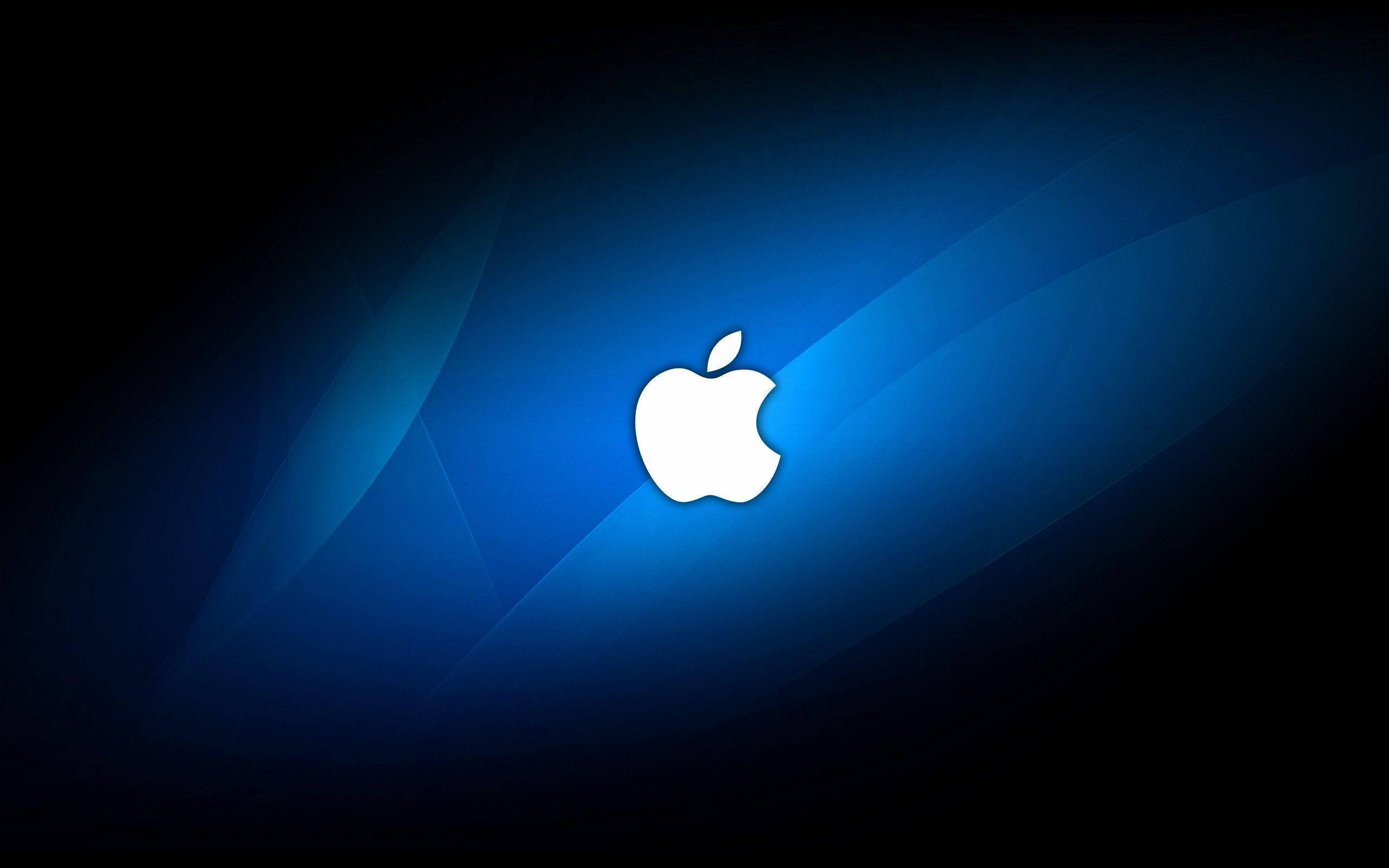 Wit Apple Logo 4K Muurpapier