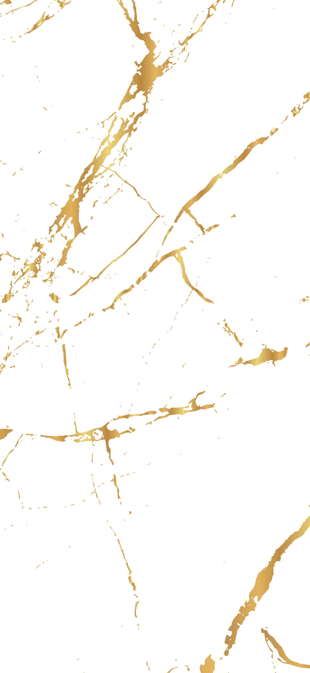 Wit en Goud Marmer iPhone Muurpapier