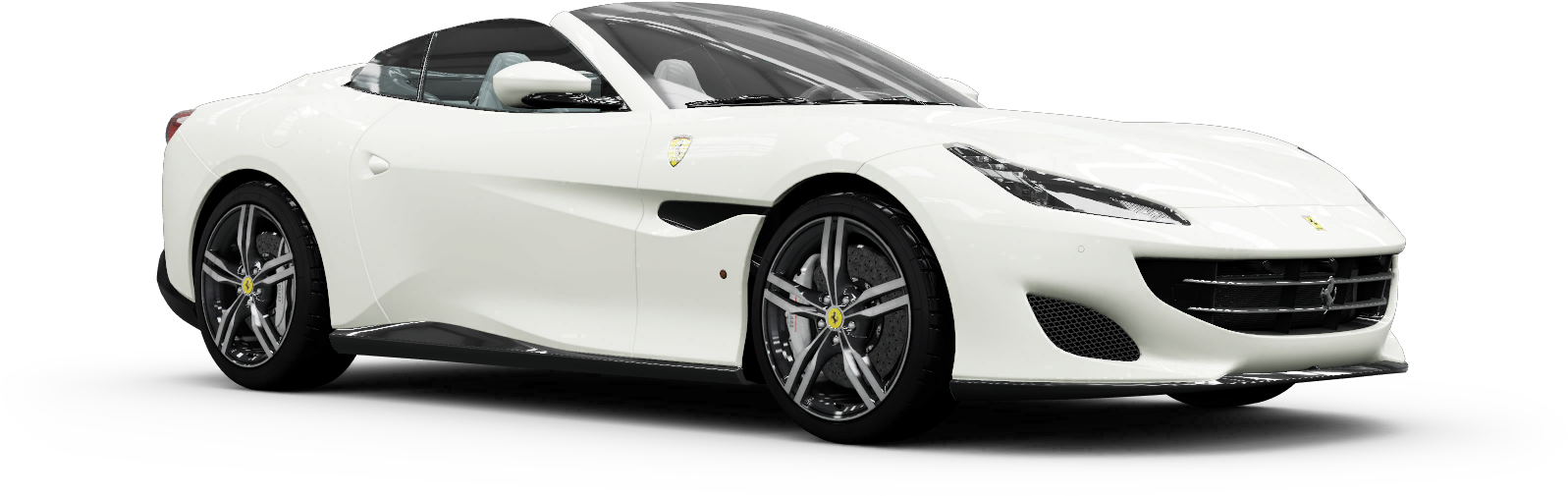 Wit Ferrari Omskepbare Syaansig Muurpapier