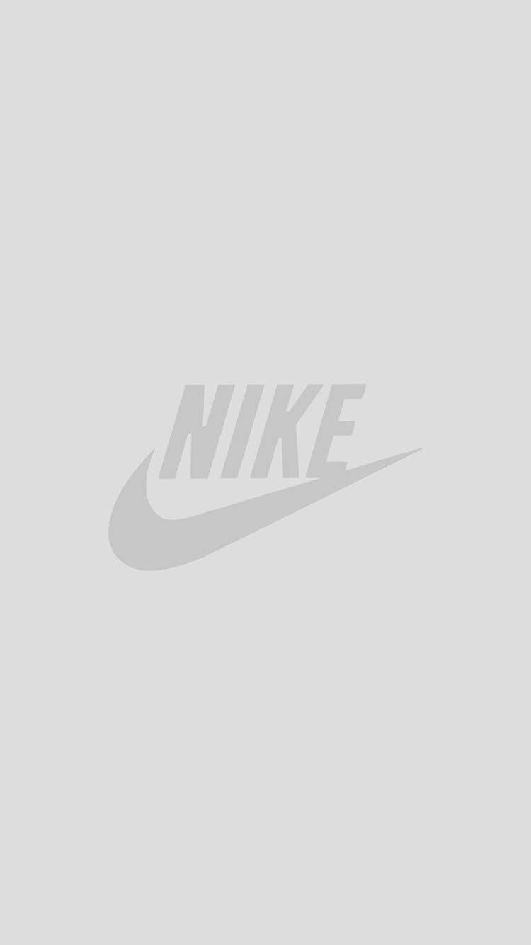 Wit Minimalistiese Nike iPhone Muurpapier