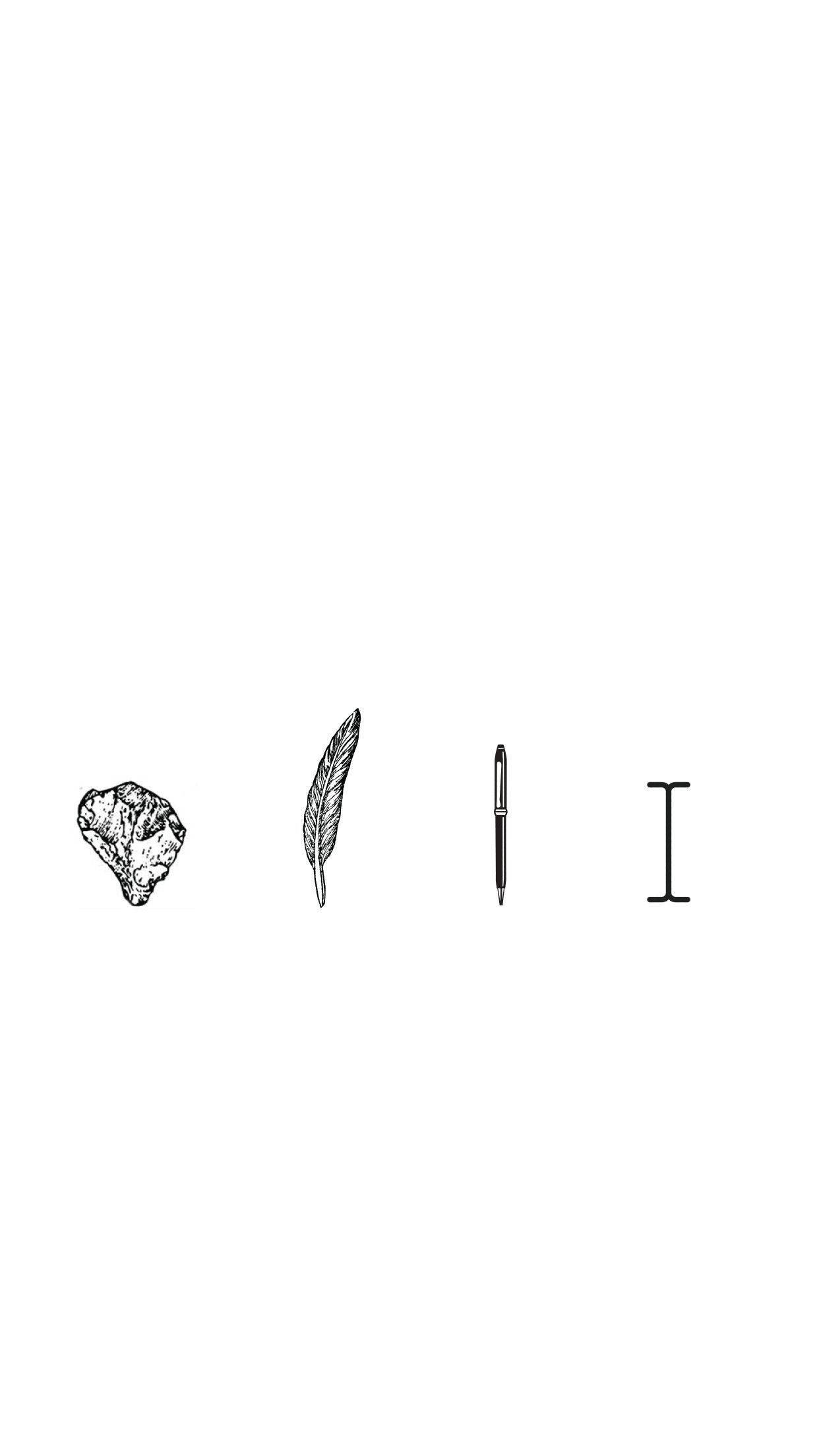 Wit Minimalistiese Estetika Muurpapier