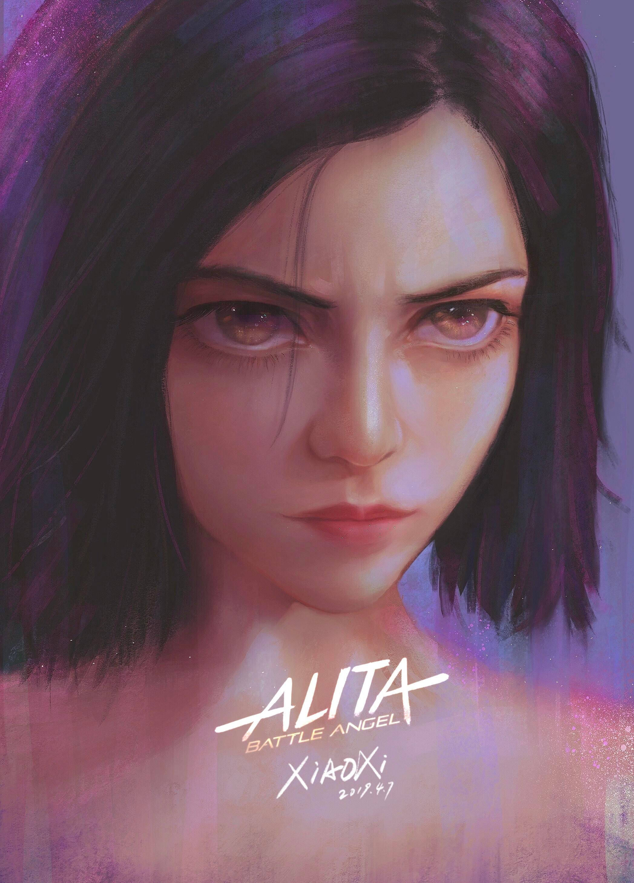 Woedende Alita: Battle Angel Muurpapier