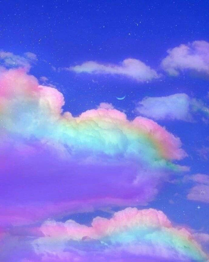 Wolke Trippy Estetika Muurpapier
