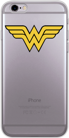 Wonder Woman Logoi-foonomhulsel Muurpapier