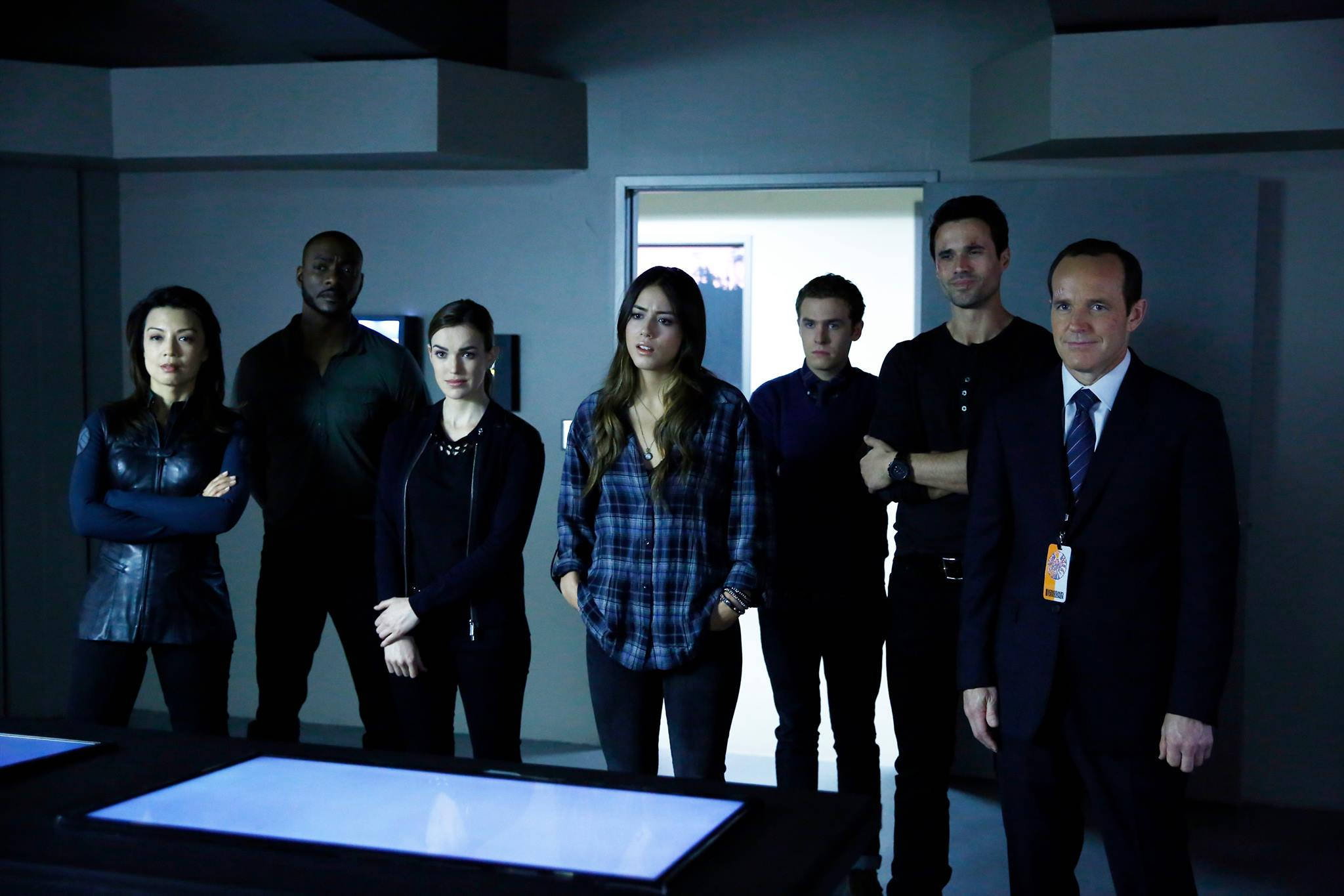 Wonderlike Agents of Shield Seisoen Een Stilraam Muurpapier