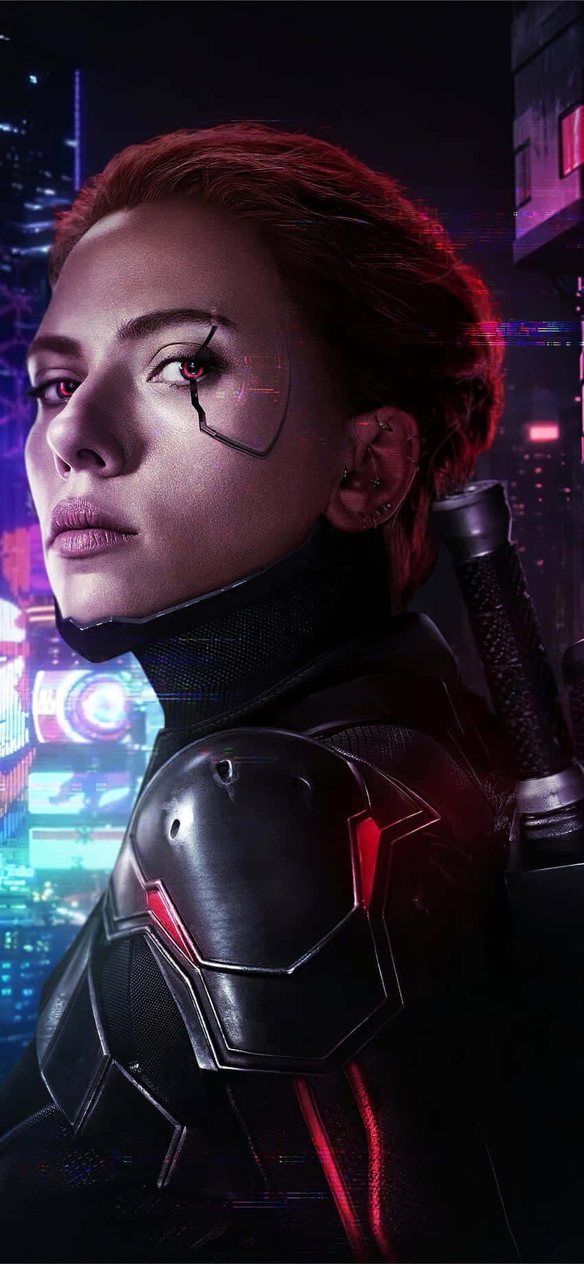 Wonderlike Cyberpunk 2077 iPhone X Muurpapier
