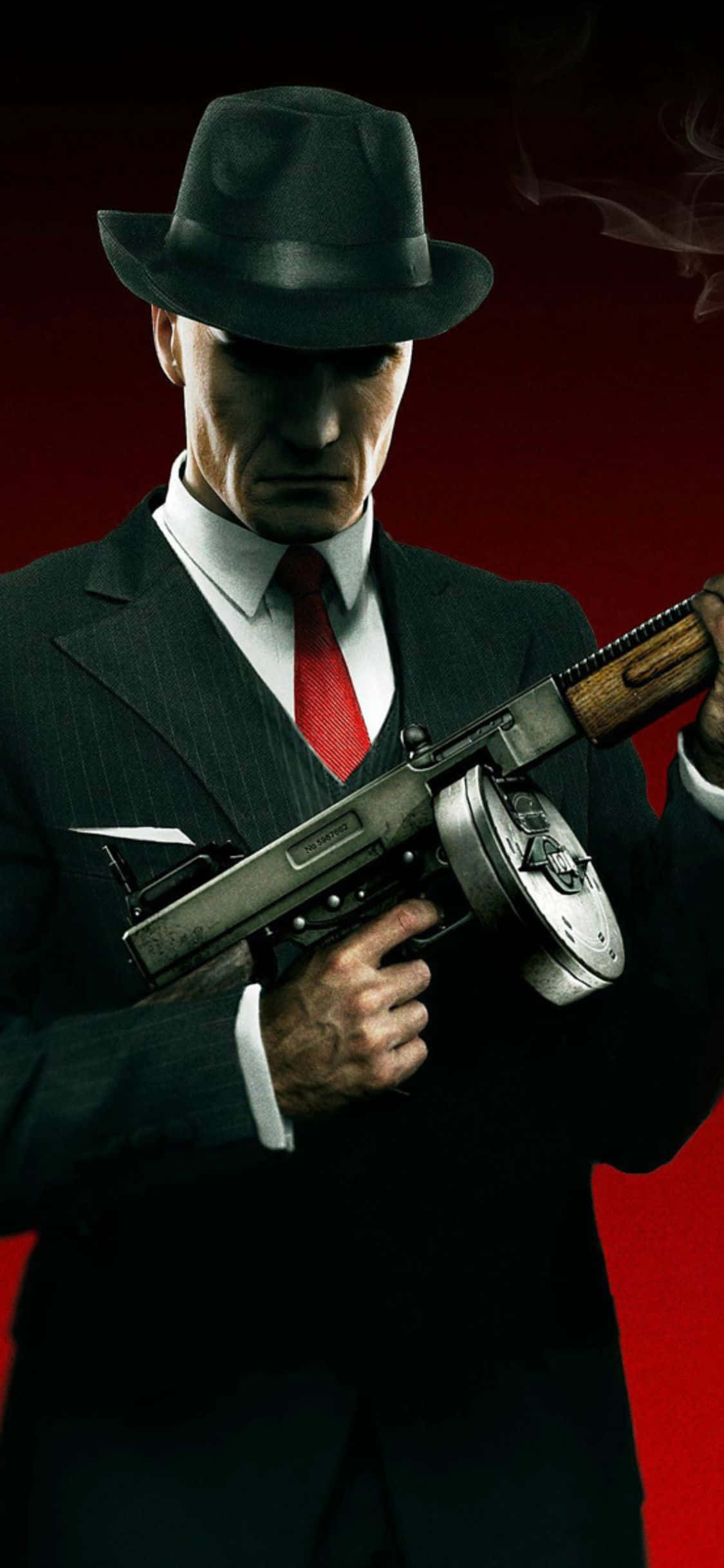 Word die Ultieme Hitman met iPhone X Muurpapier
