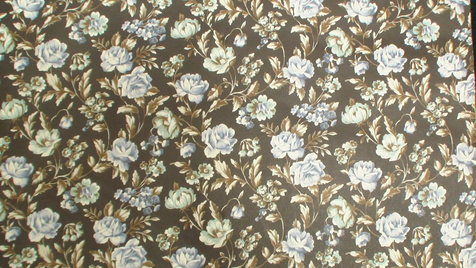 Word groovy met hierdie 70's-geïnspireerde blompatroon! Muurpapier