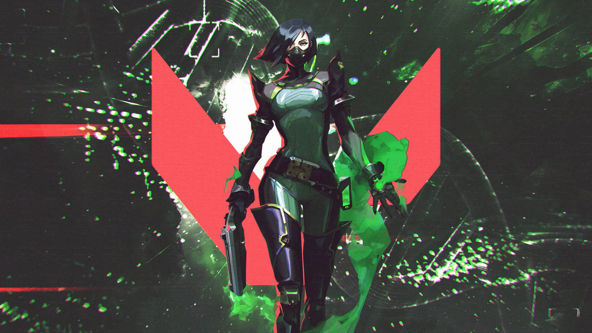 Valorant Viper gif-agtergrond