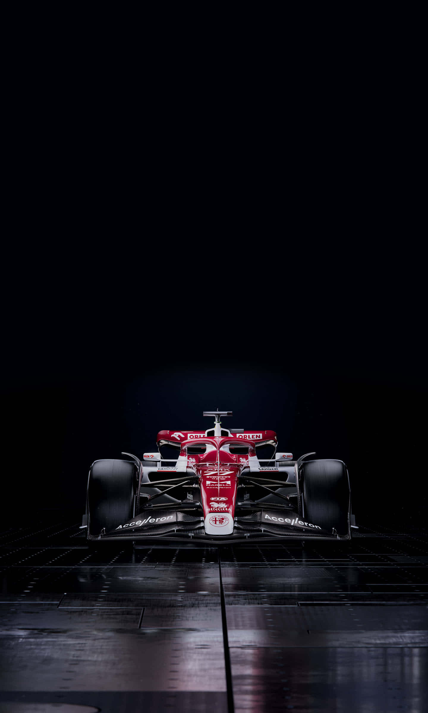 Word opgewonde met die nuutste F1 iPhone Muurpapier