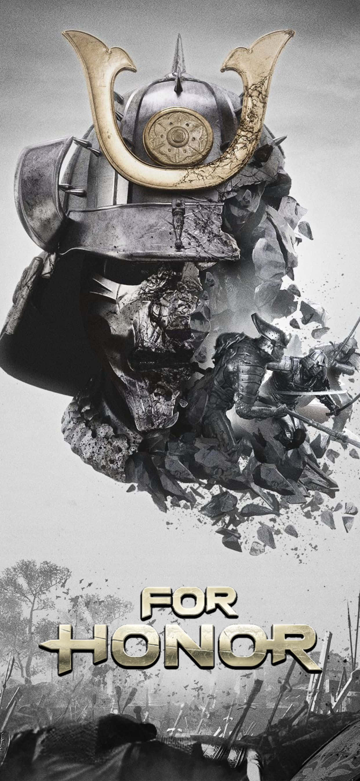 Wys Jou Eer terwyl Jy Skyn met die iPhone Xs Max For Honor Muurpapier