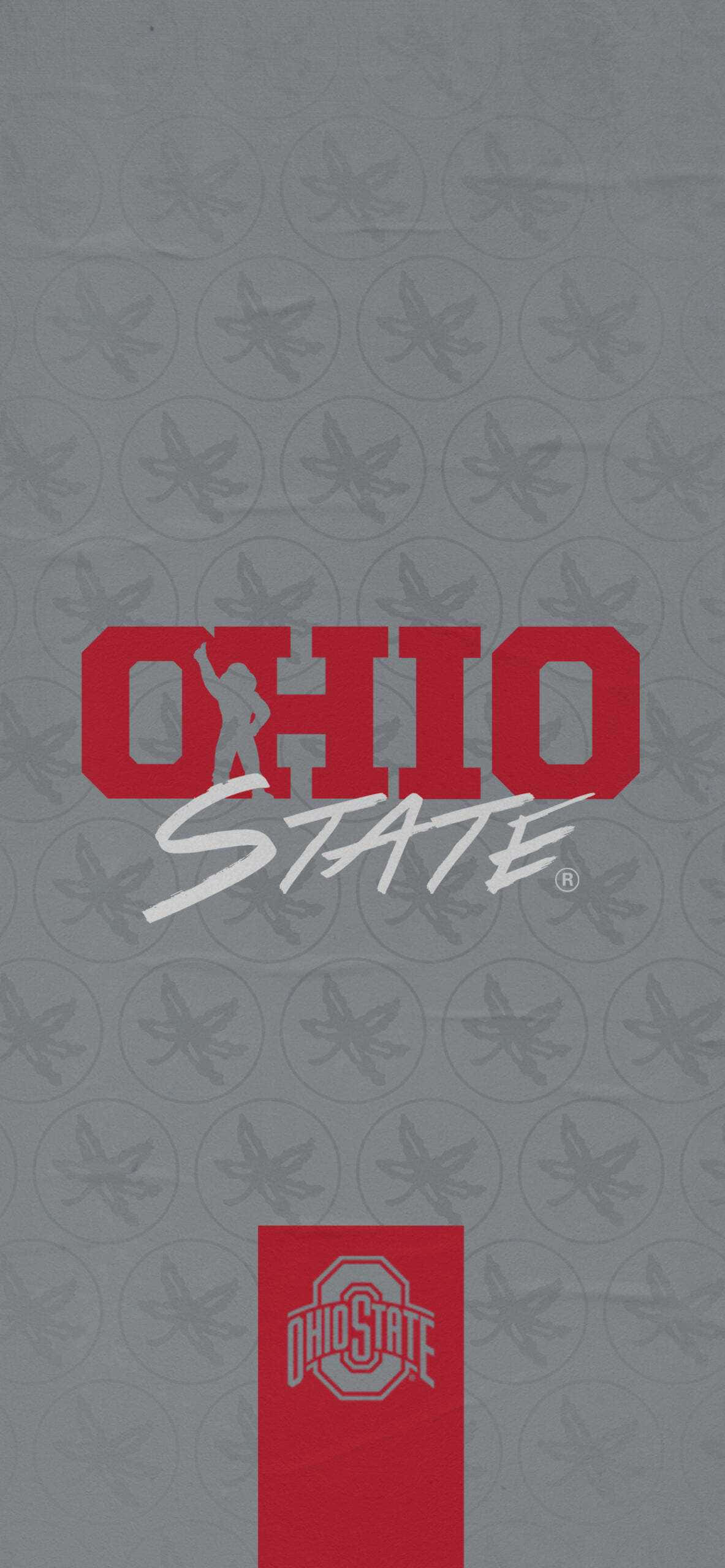 Wys jou gees—Ohio State Sokker op iPhone Muurpapier