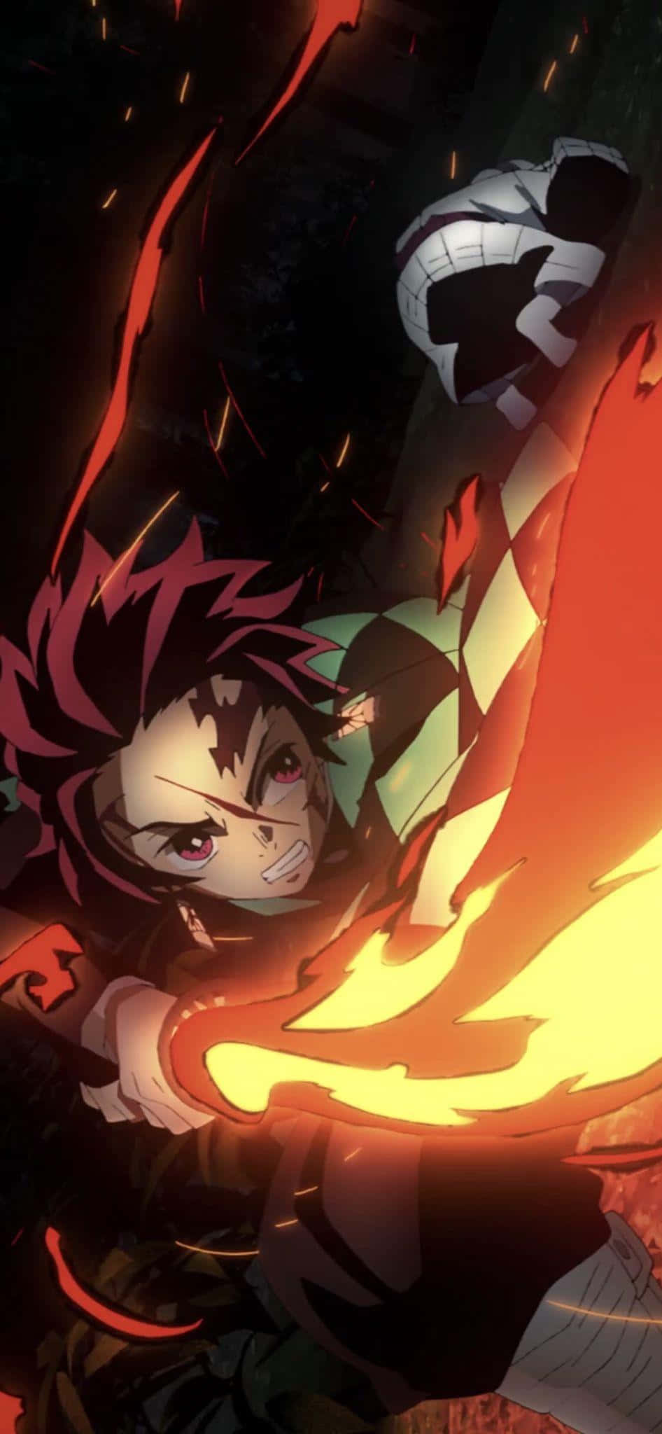 Wys jou passie vir Demon Slayer en Kohaku met hierdie iPhone 11-omhulsel Muurpapier